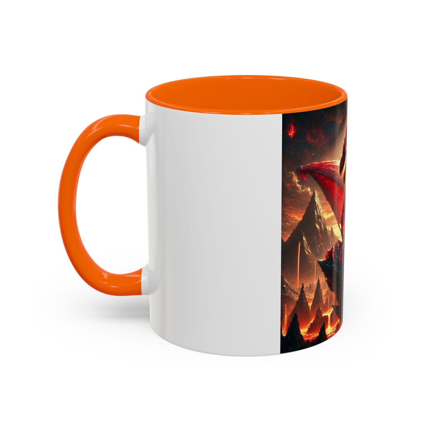 Legendary Dragon Accent Coffee Mug – Perfect for Gamers & Fantasy Lovers