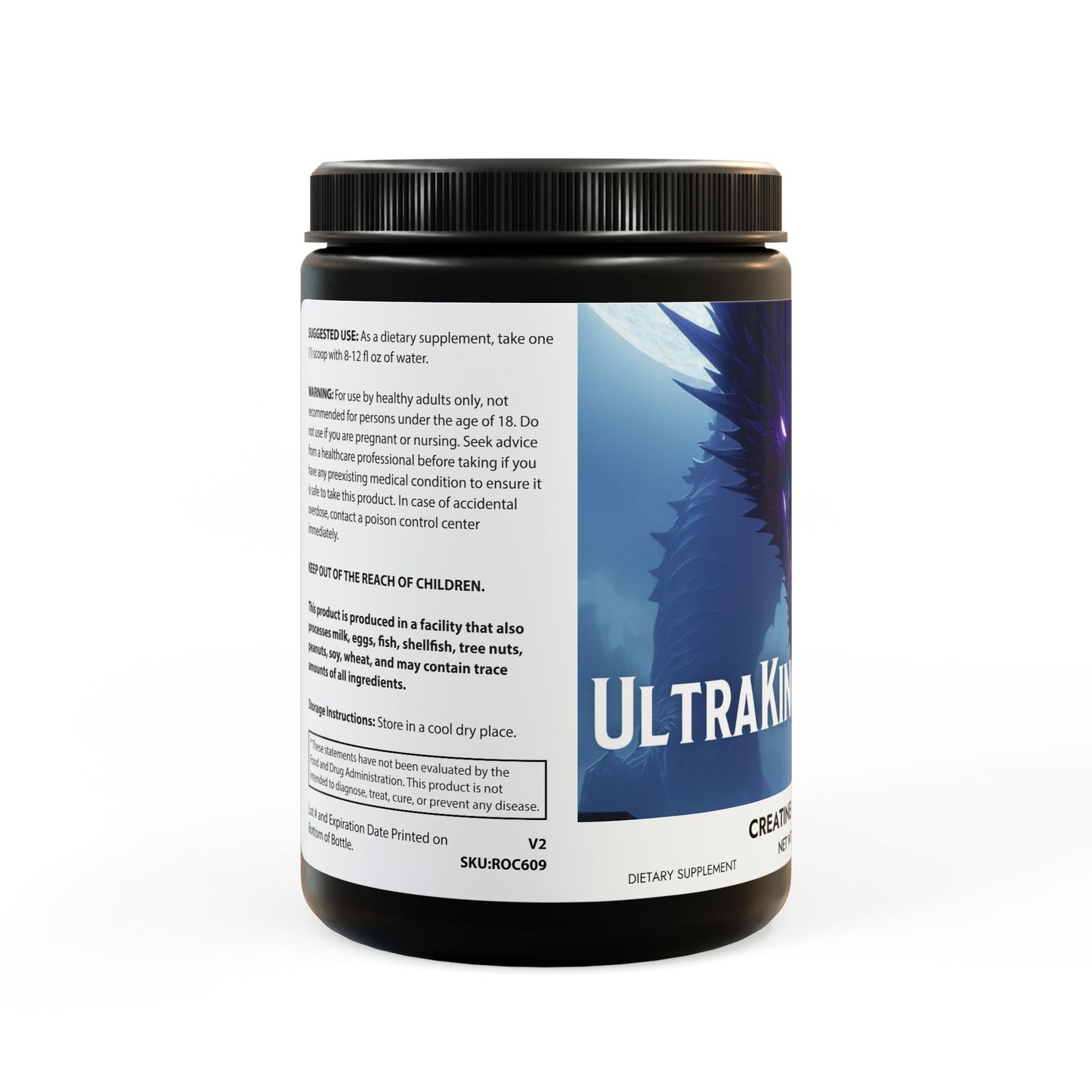 Creatine Monohydrate Supplement (300g, 10.58oz)