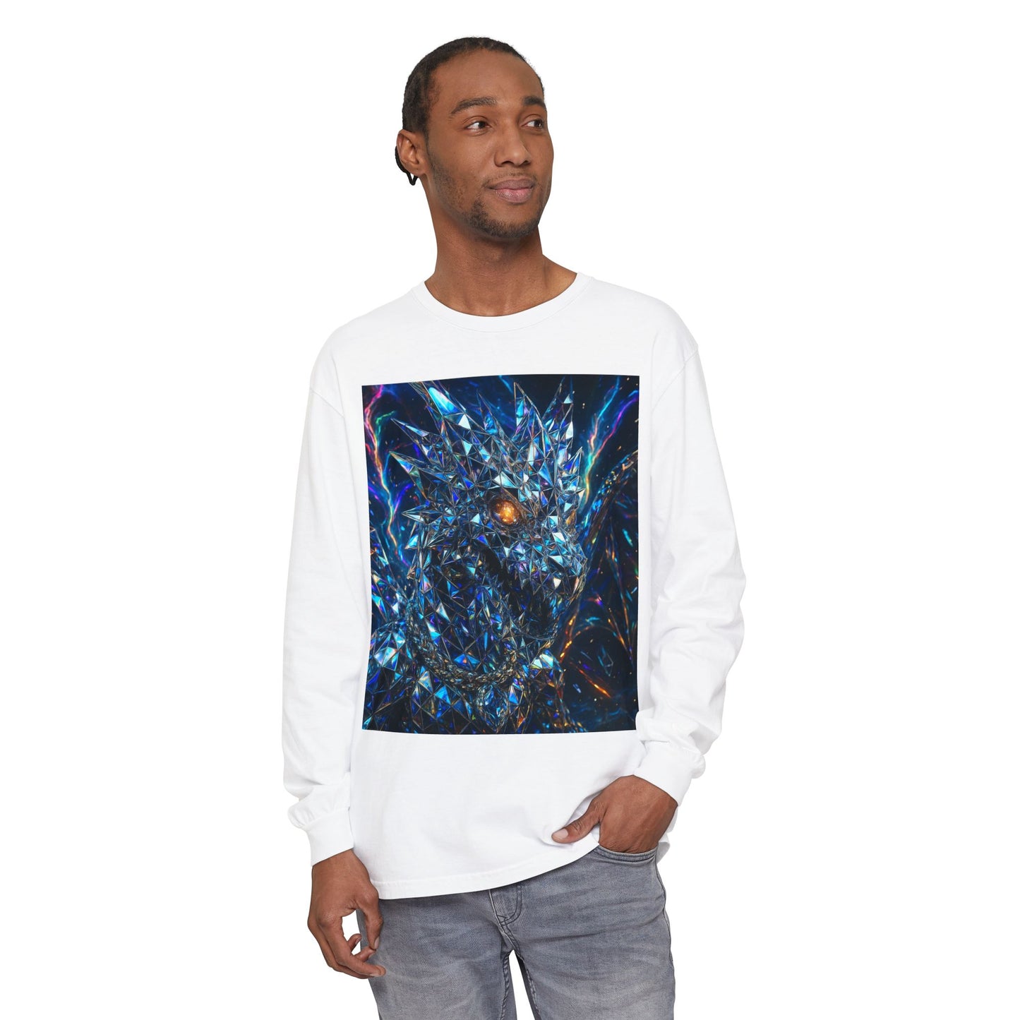 Unisex Garment-dyed Long Sleeve T-Shirt