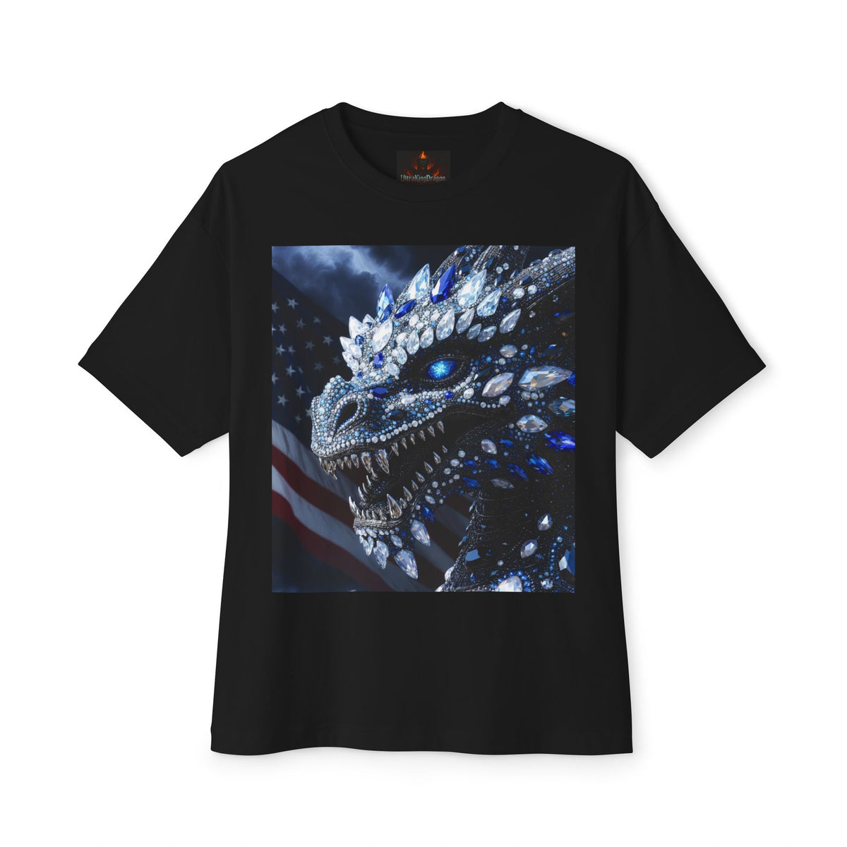 A Dragon USA 🇺🇸 Oversized Boxy Tee - Relaxed Fit Shirt for Casual Wear, Perfect Gift for Birthdays, Holidays, Lounge, Everyday Style, Uplifting [...]