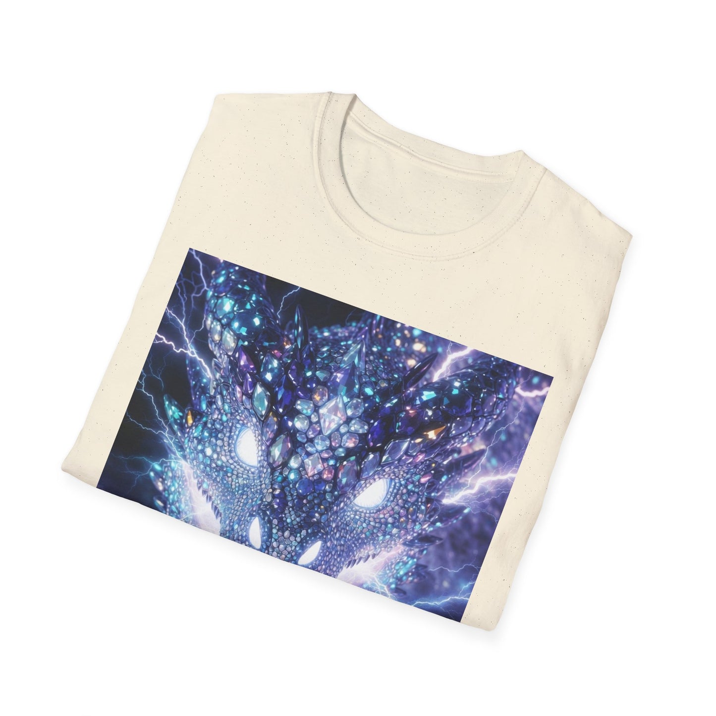 Electric Dragon T-Shirt — Neon Lightning Monster Graphic Tee