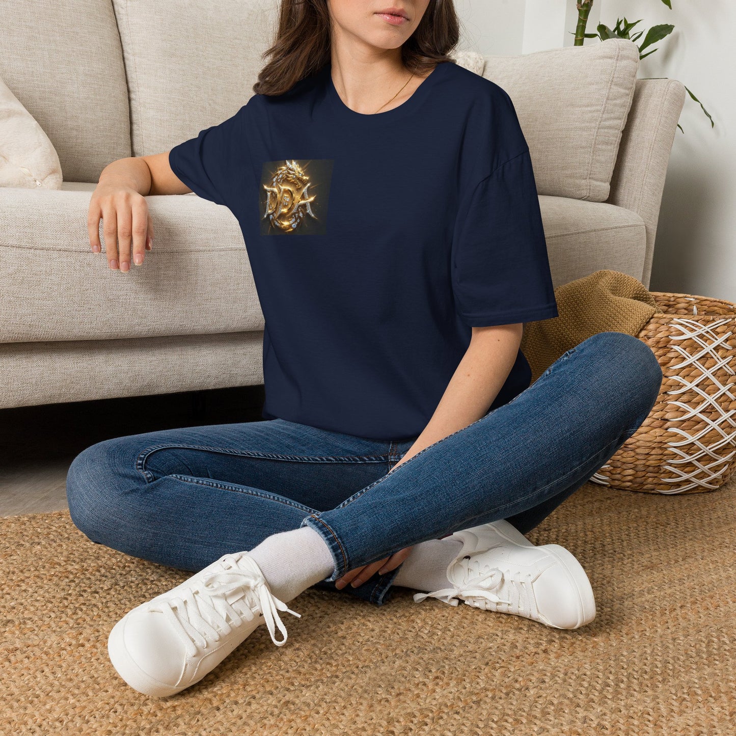 #1 seller DDA DIVINE DRAGON ARMOR T-Shirt — Golden Dragon Emblem Chest Logo, Fantasy Gaming Fan Tee