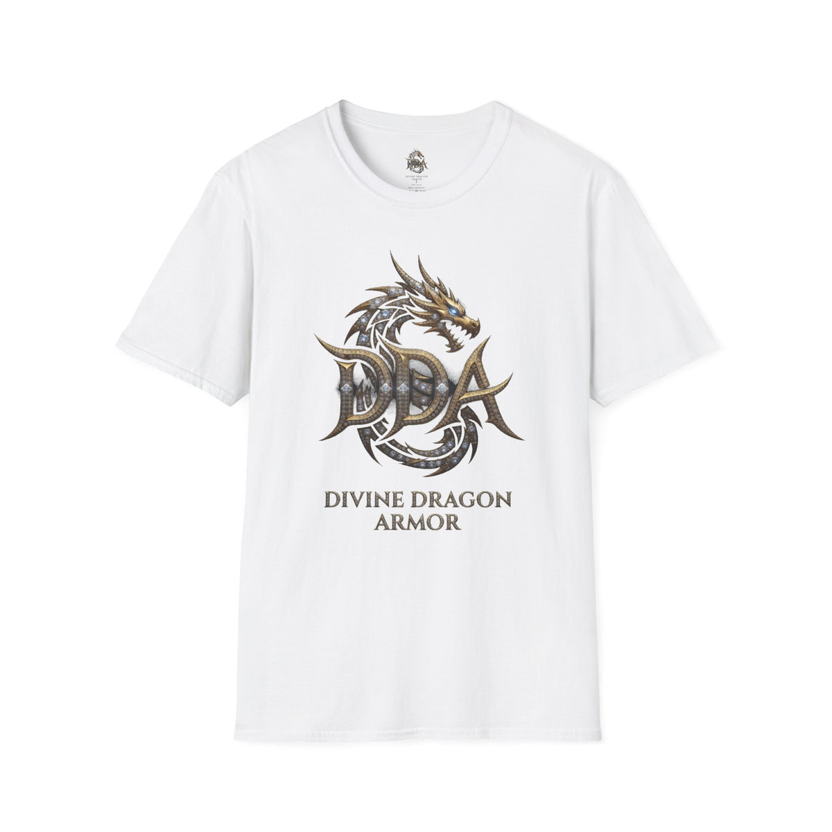 Dragon Logo Pocket T-Shirt — "DDA Divine Dragon Armor" Chest Patch