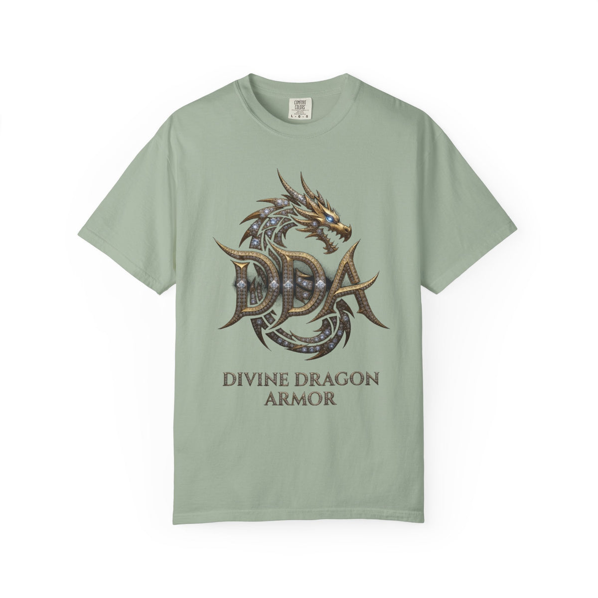 A DIVINE DRAGON ARMOR MEN OR WOMANS Garment-Dyed T-shirt