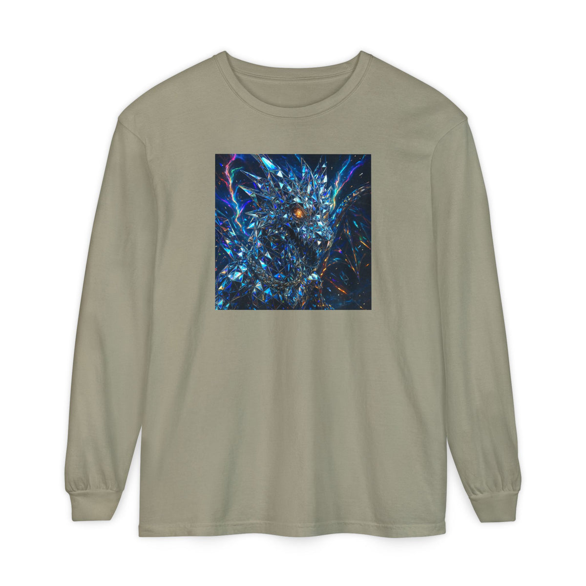 A Glass Dragon Garment-dyed Long Sleeve T-Shirt