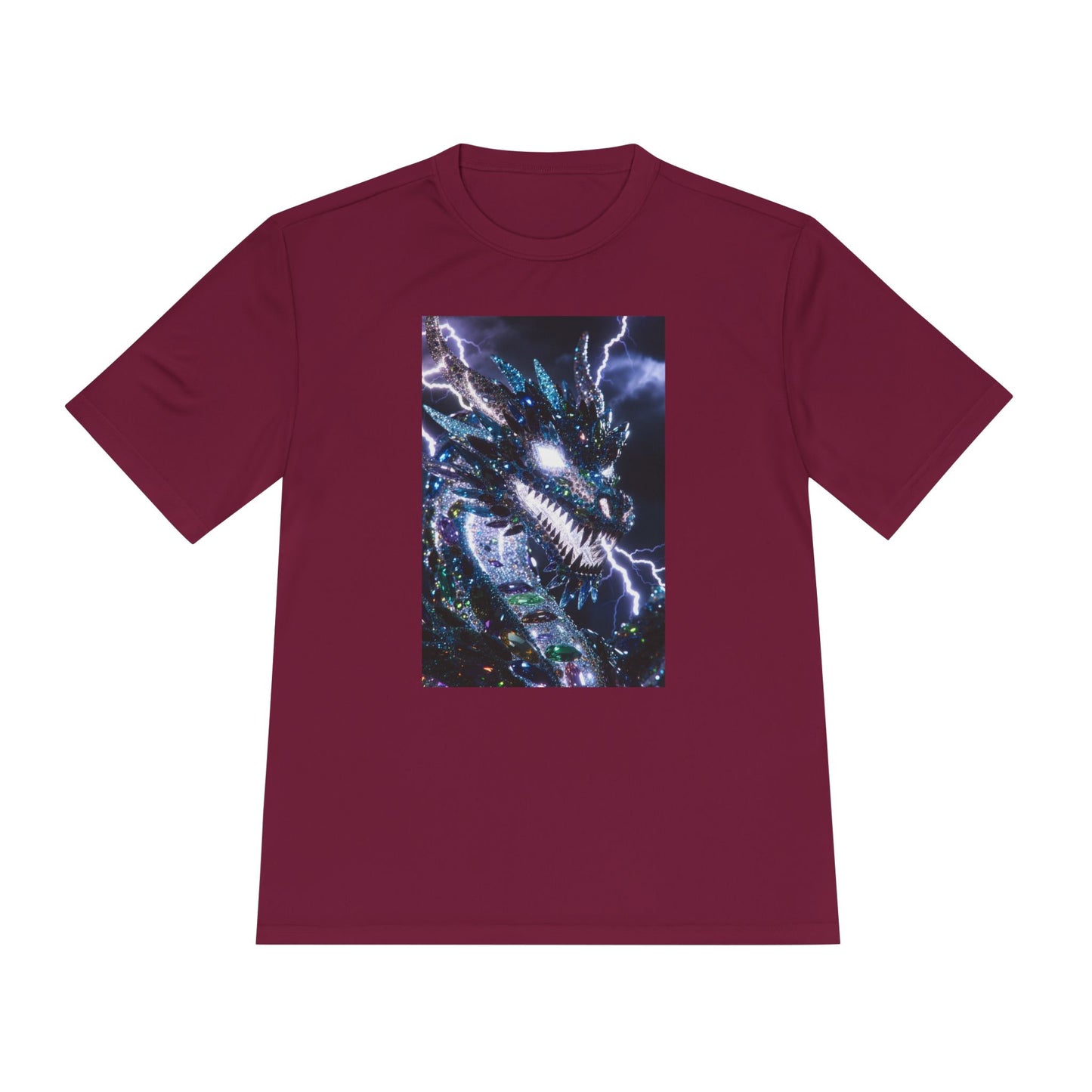 Lightning Dragon Graphic Tee — Cosmic Fantasy Dragon Shirt