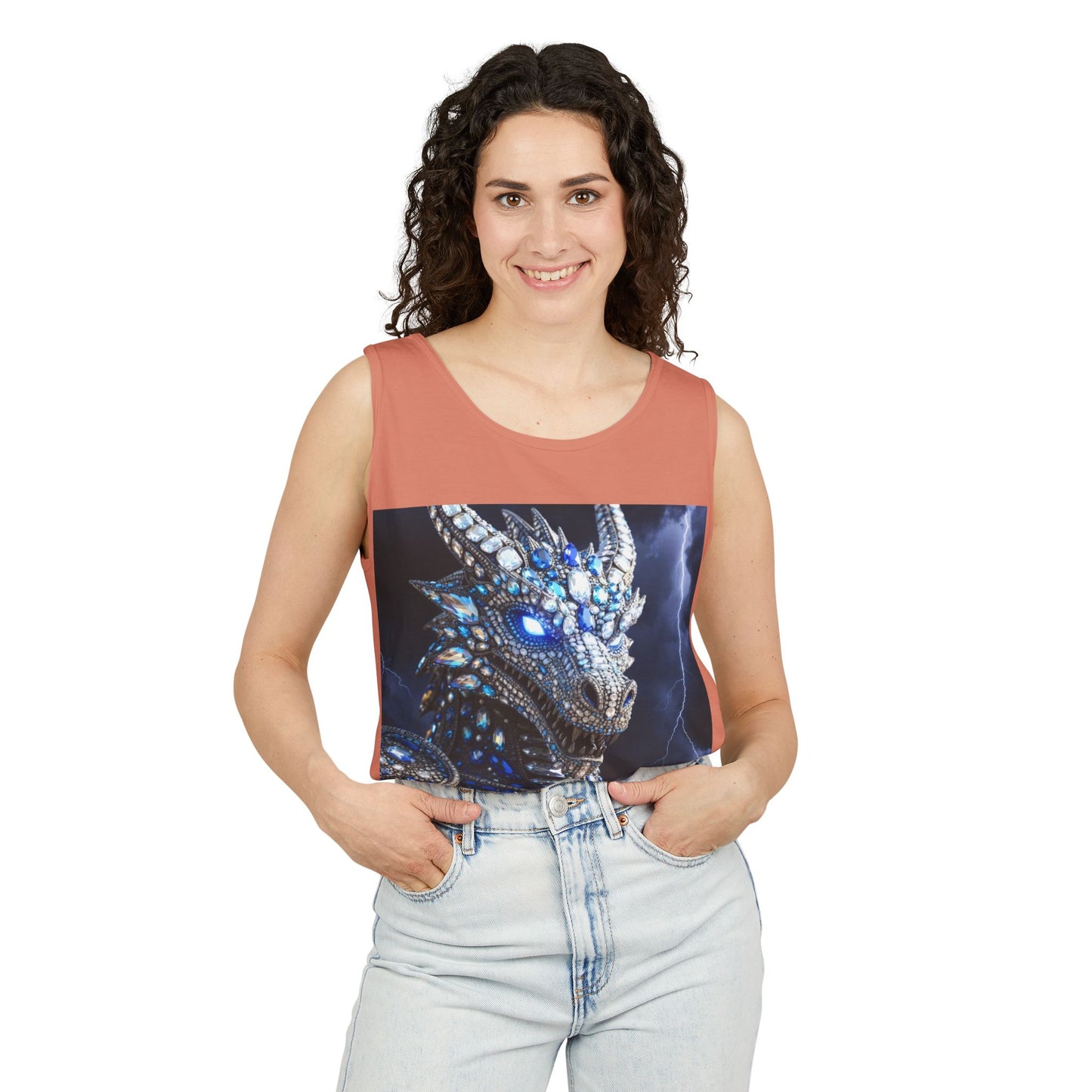 Patriotic Crystal Dragon Tank Top