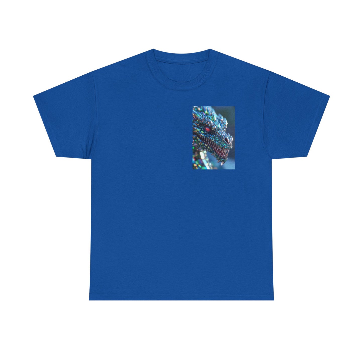 Dragon Scale Graphic Tee — Iridescent Fantasy Lizard Art Shirt