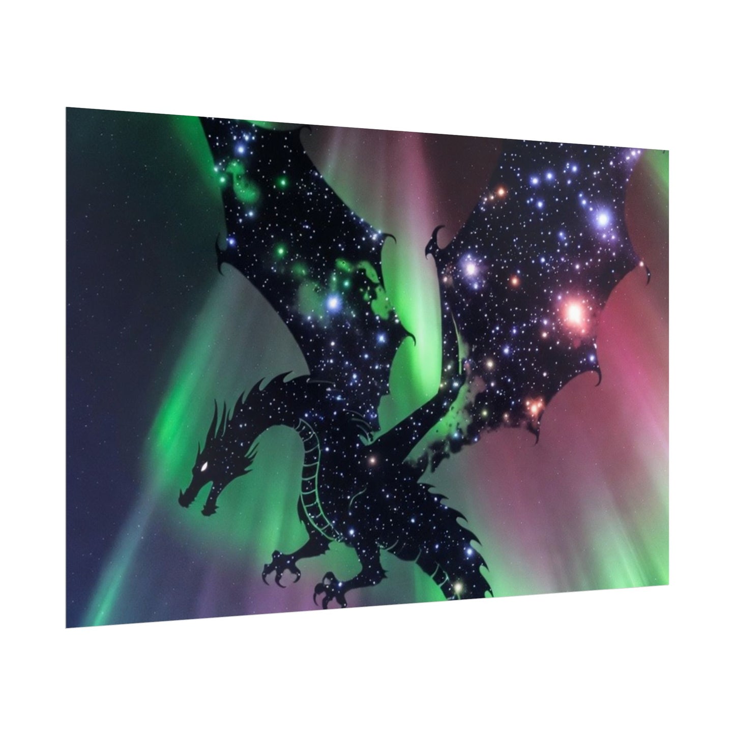 Dragon Aurora Poster