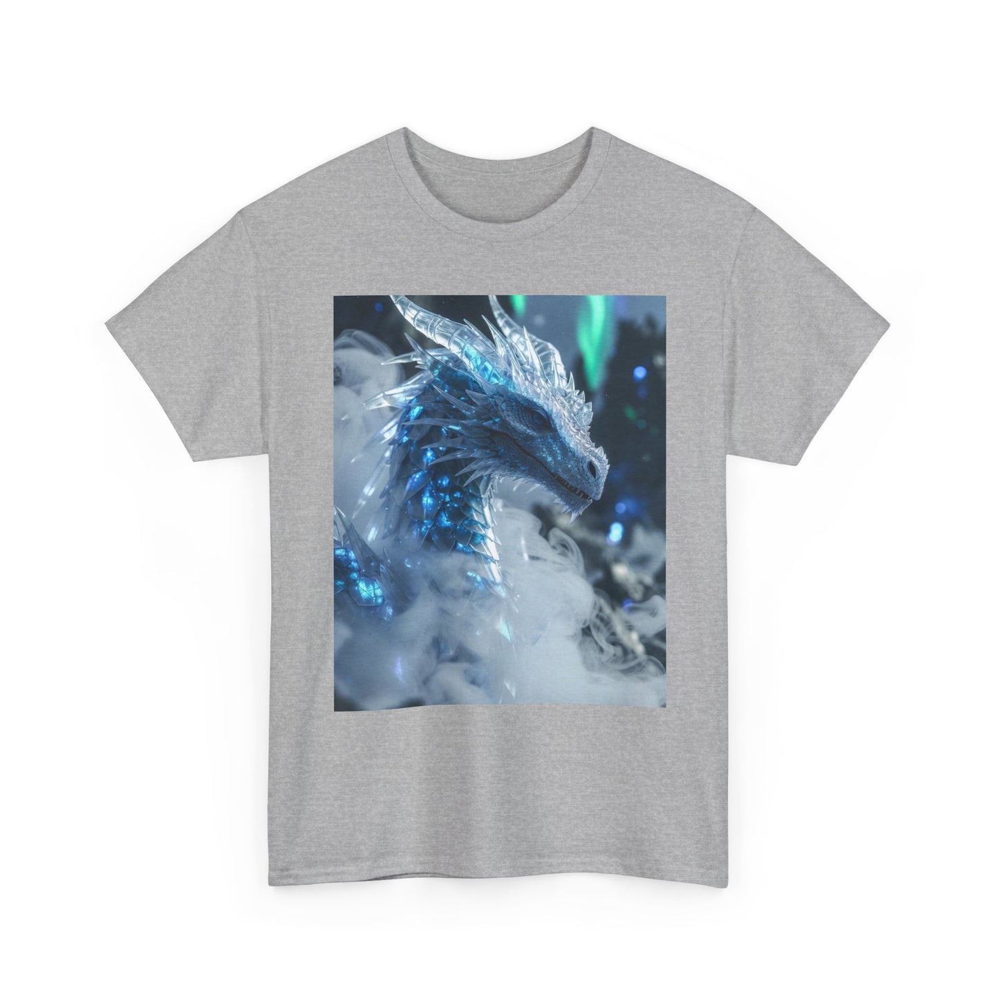 Ice Dragon Graphic Tee — Fantasy Dragon Art T-Shirt