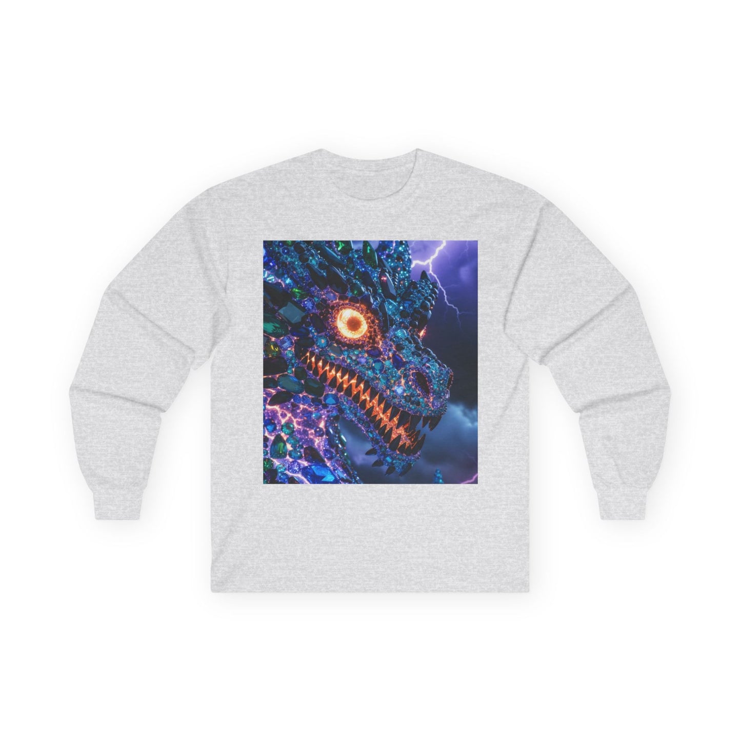Godzilla Neon Monster Long Sleeve Tee — Electric Kaiju Graphic