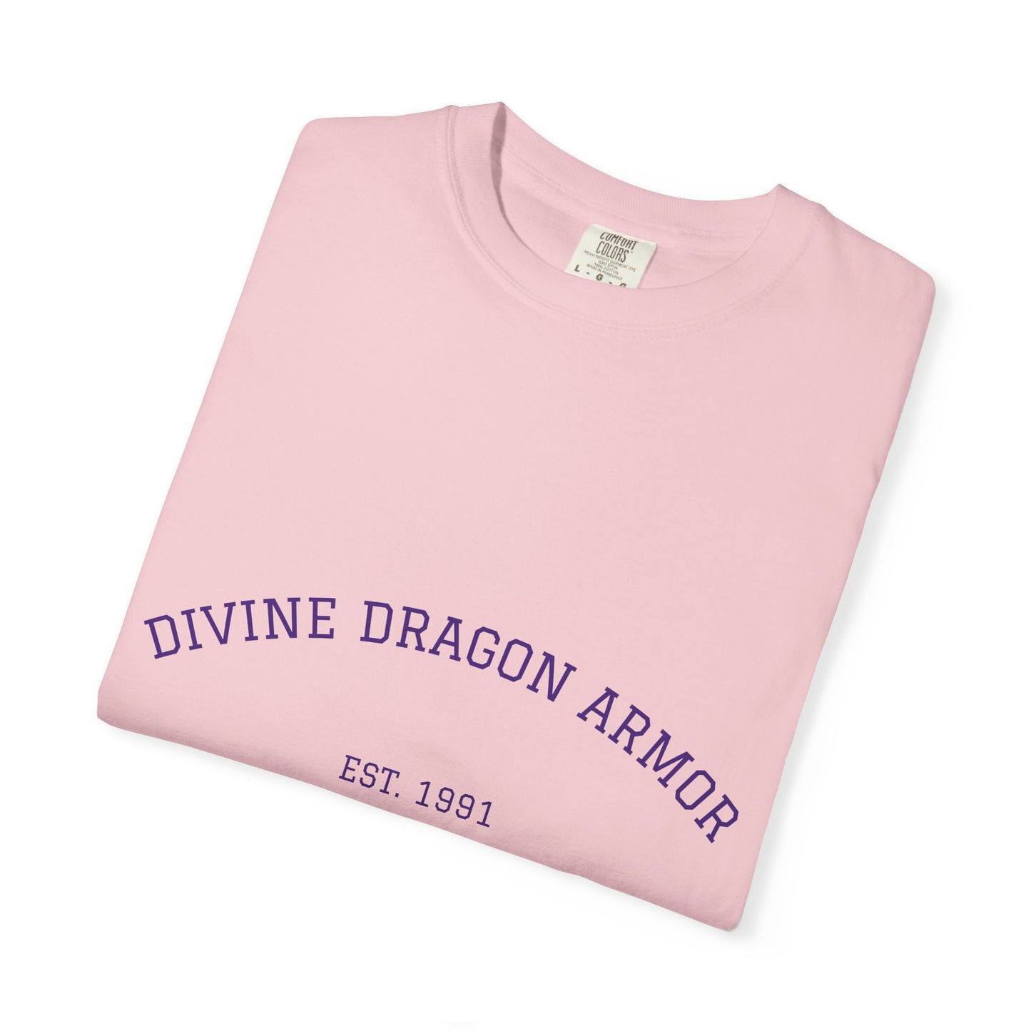 A Divine Dragon Armor Tee — Vintage 'Est. 1991' Graphic T-Shirt