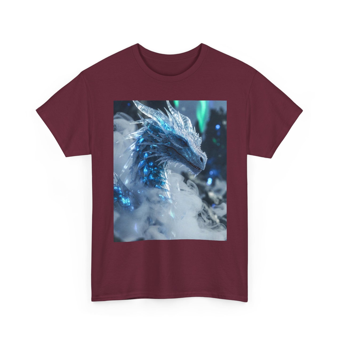 Ice Dragon Graphic Tee — Fantasy Dragon Art T-Shirt