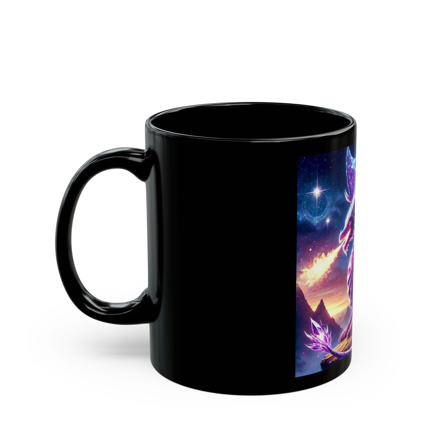A Fantasy Dragon Coffee Mug - Colorful Magic Design for Coffee Lovers