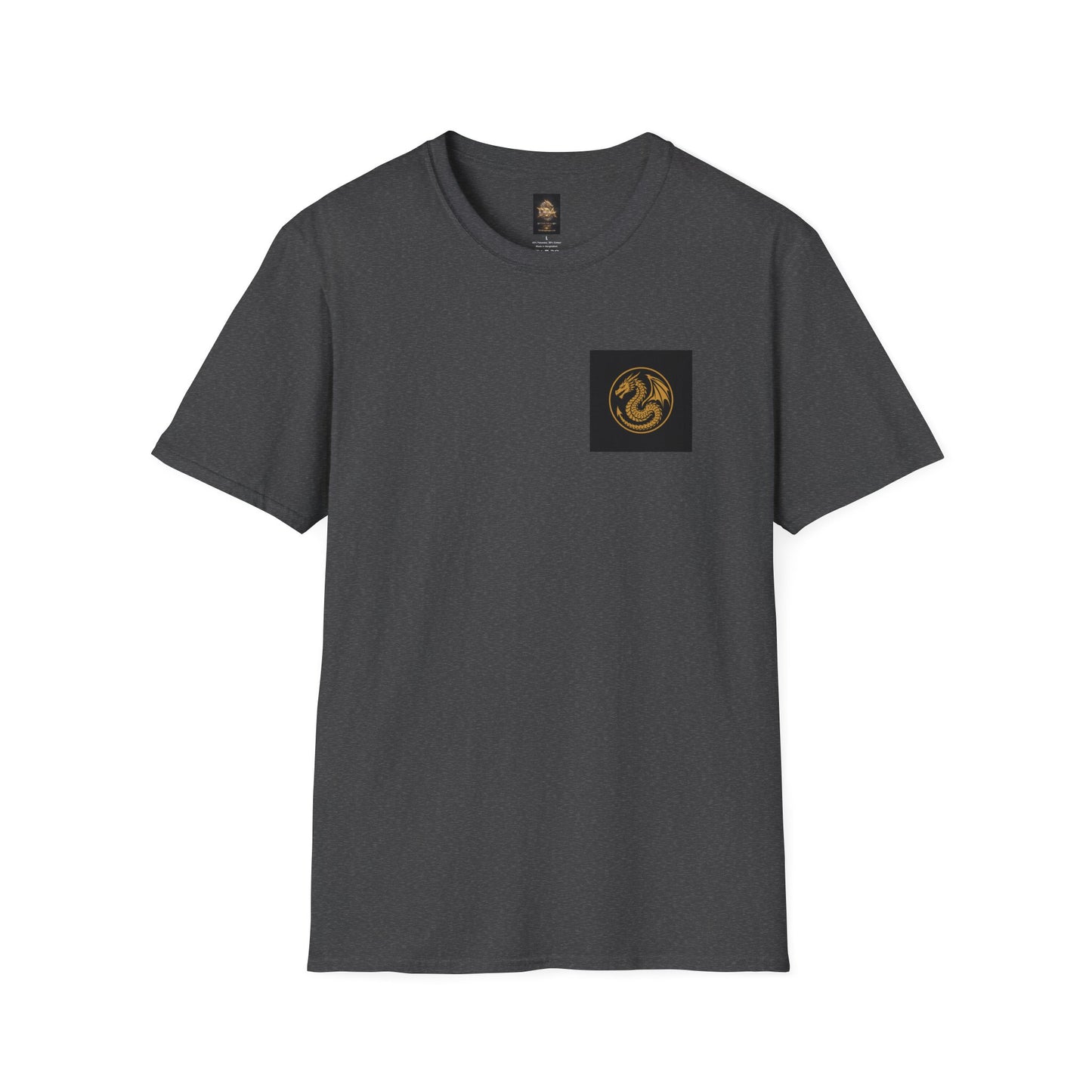 A # 1 Selling Divine Dragon Armor Pocket T-Shirt — Vintage Gold Emblem Tee
