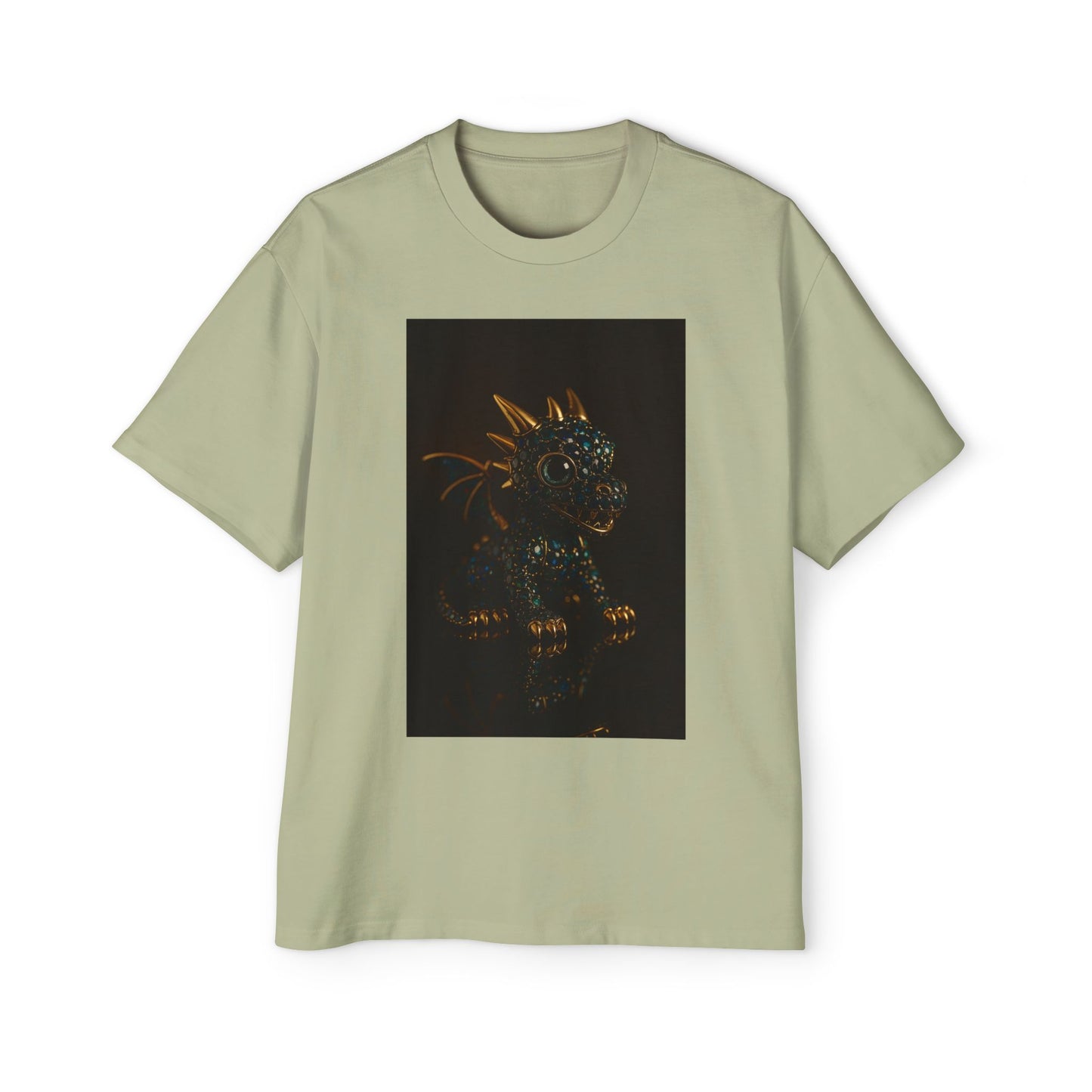 A Dragon Design Oversized Tee, Casual Wear, Graphic Shirt, Gift for Fantasy Lovers, Unique T-Shirt, Perfect for Festivals and Everyday