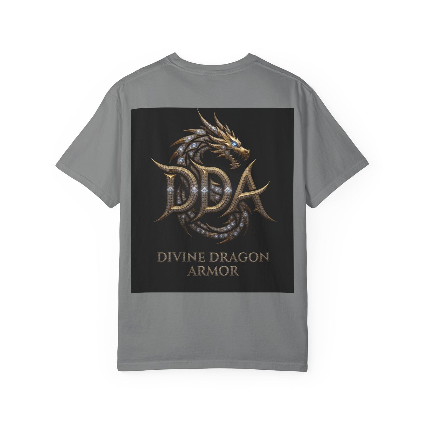 A Dragon Storm Graphic T-Shirt — Dark Fantasy Chest Print