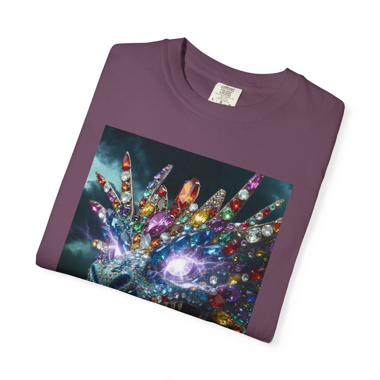 Dragon Crystal T-Shirt — Psychedelic Gem Monster Graphic Tee