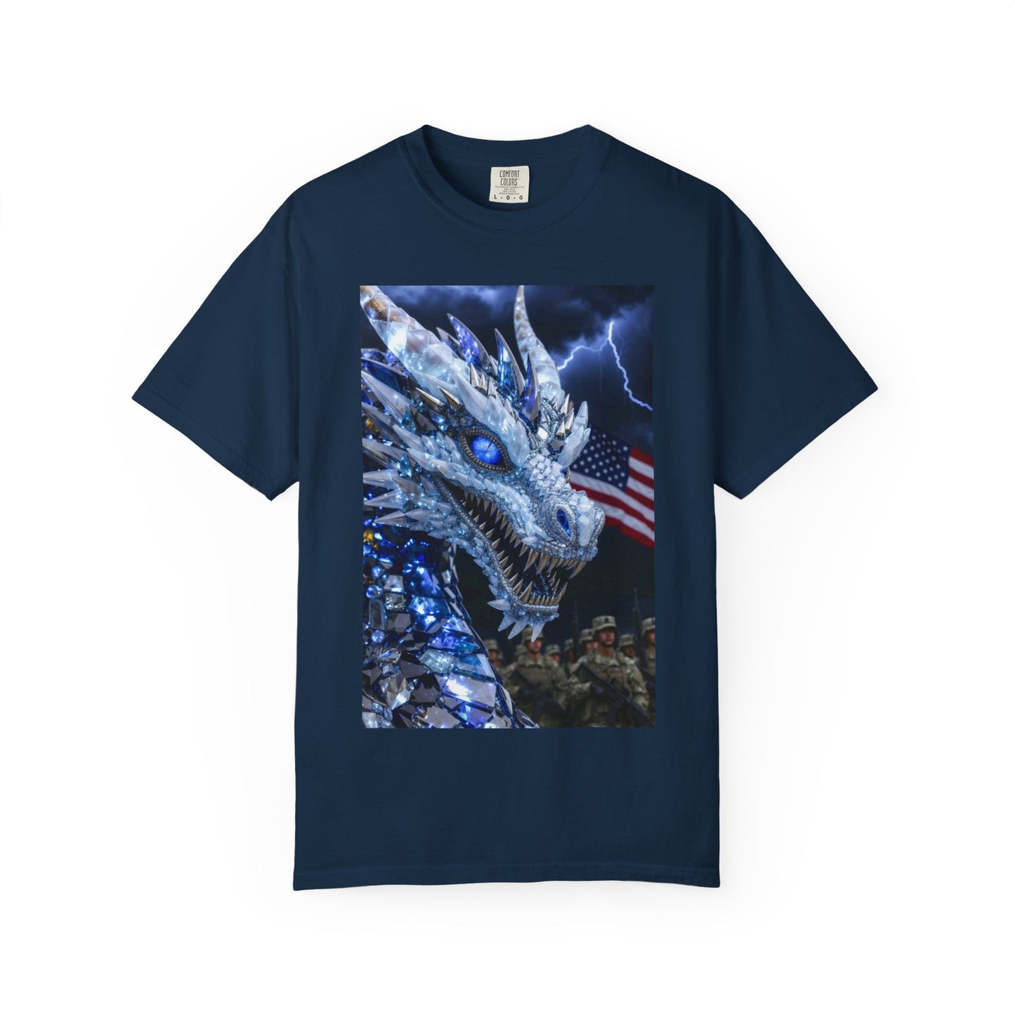 Ice Dragon Military Patriot T-Shirt
