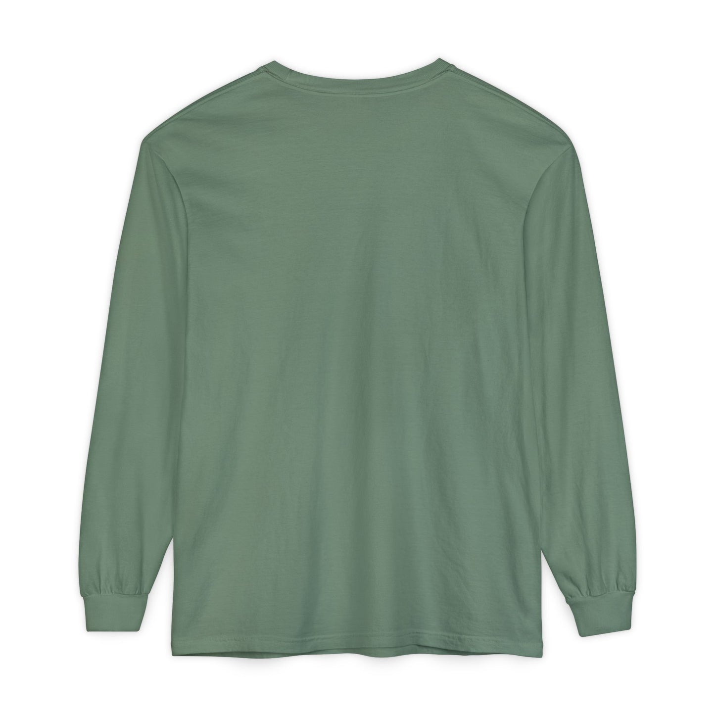 Long Sleeve T‑Shirt — Smoky Dragon Chest Print, Spooky Autumn Graphic
