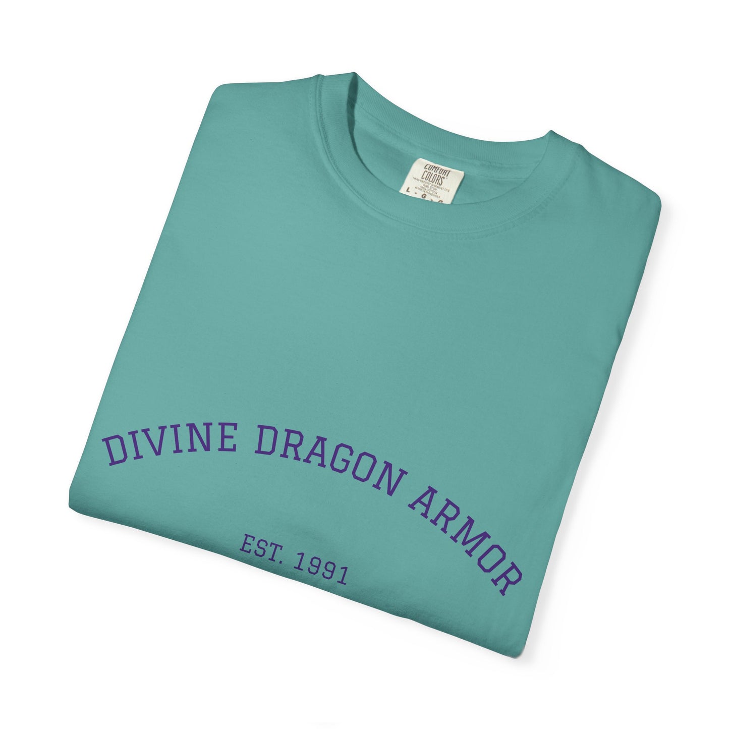 A Divine Dragon Armor Tee — Vintage 'Est. 1991' Graphic T-Shirt
