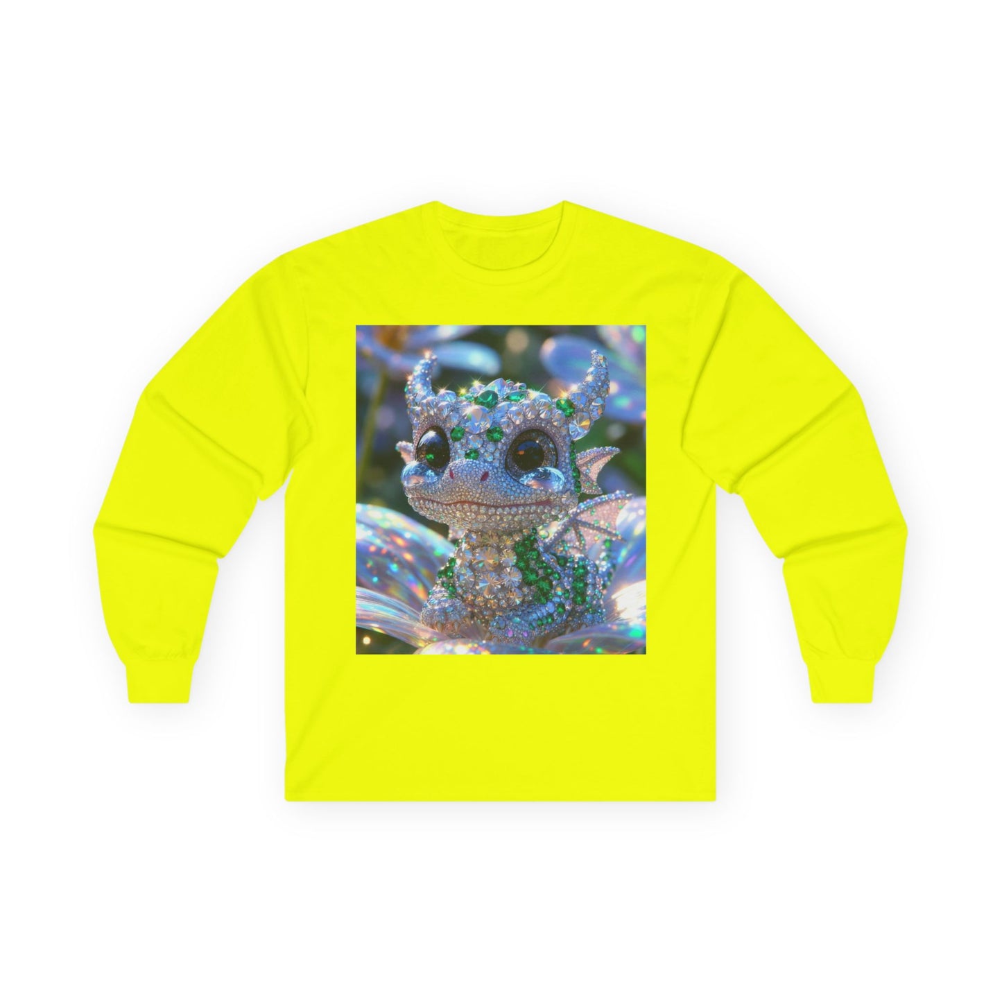 Sparkling Crystal Dragon Long Sleeve Tee