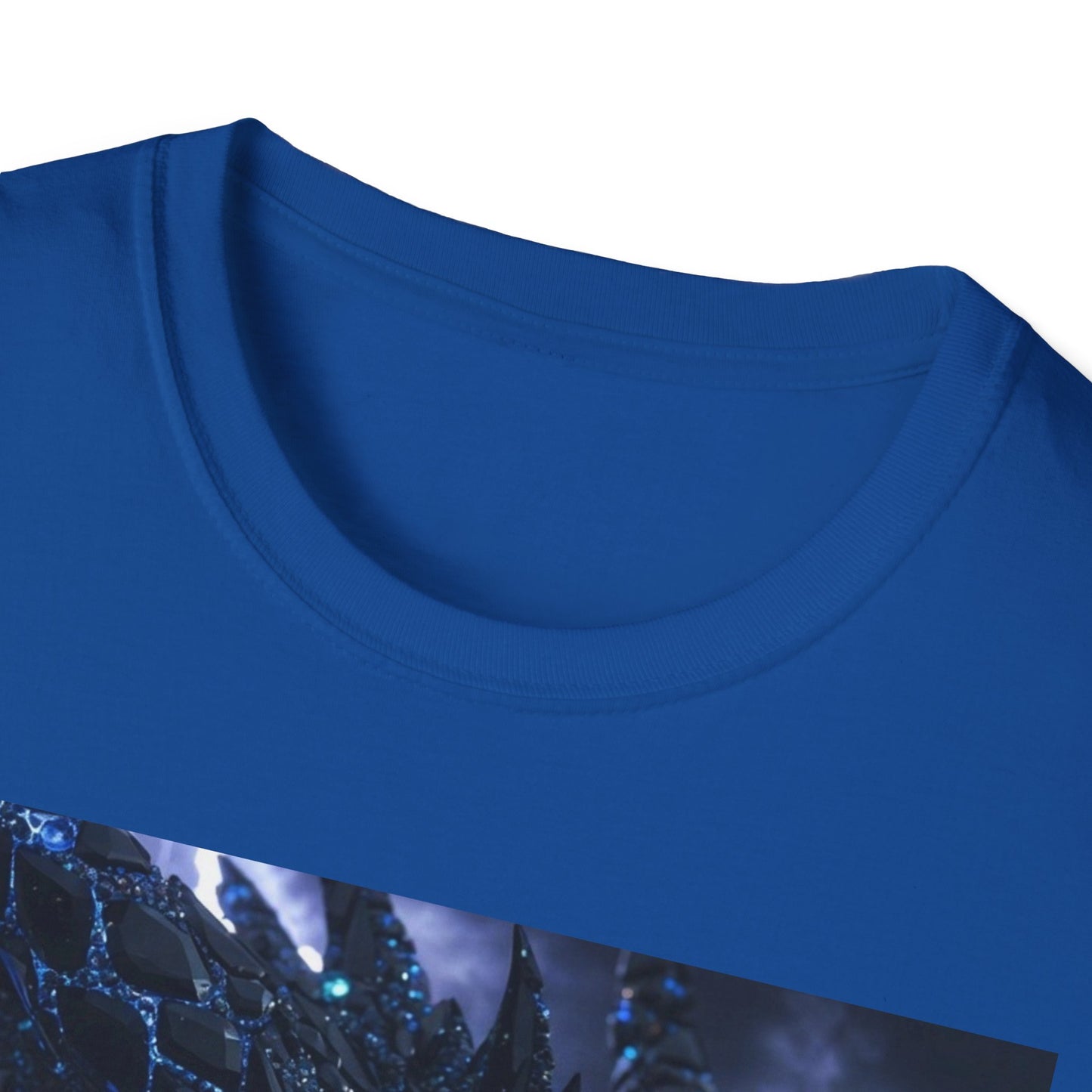 Lightning Godzilla T-Shirt – Neon Blue Monster Tee