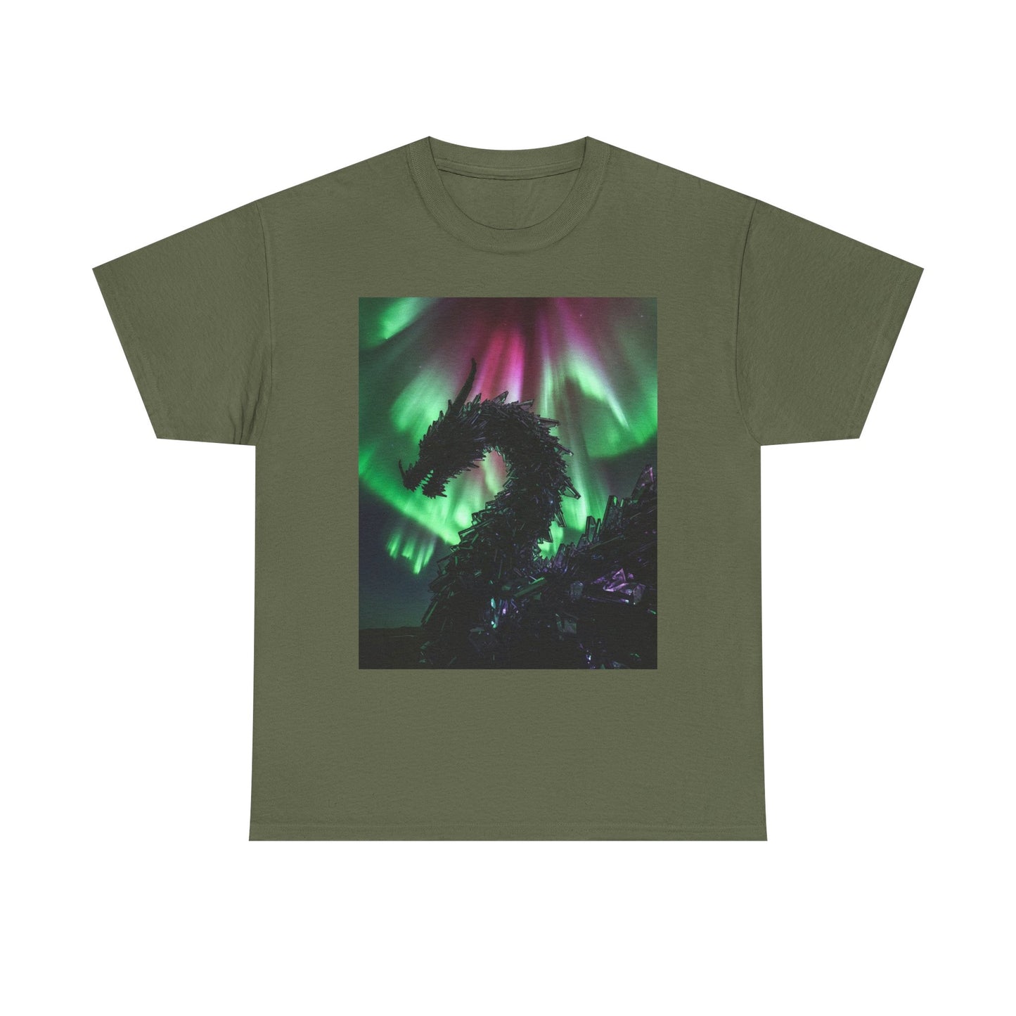 Dragon Aurora T-Shirt — Northern Lights Dragon Graphic Tee
