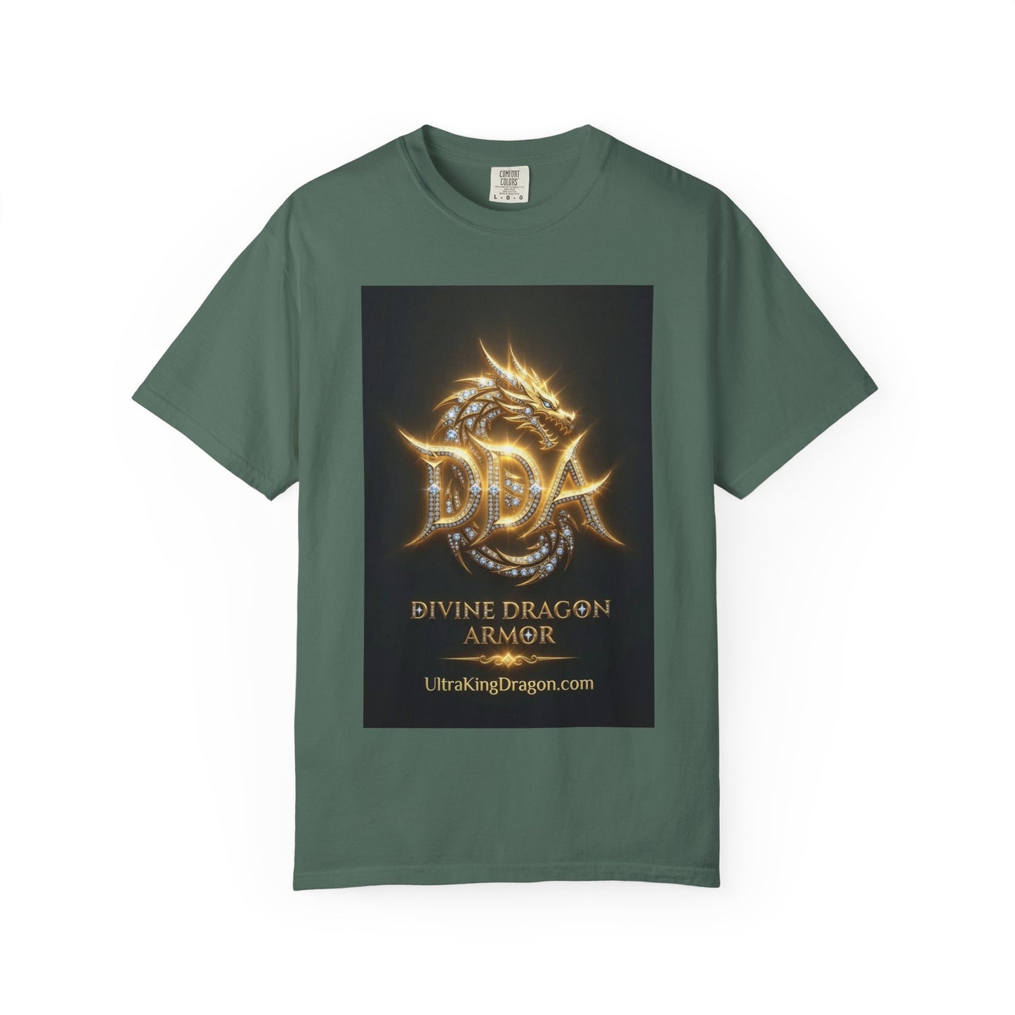 A DIVINE DRAGON ARMOR MEN OR WOMANS Garment-Dyed T-shirt