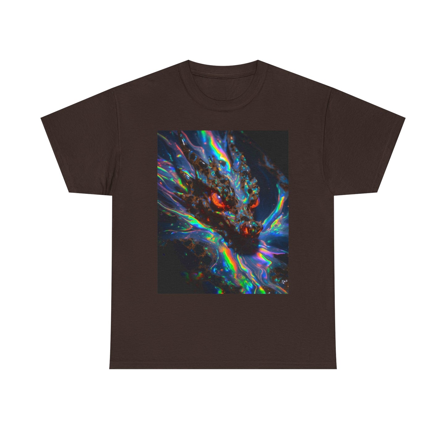 Psychedelic Dragon T-Shirt — Neon Cosmic Dragon Graphic Tee