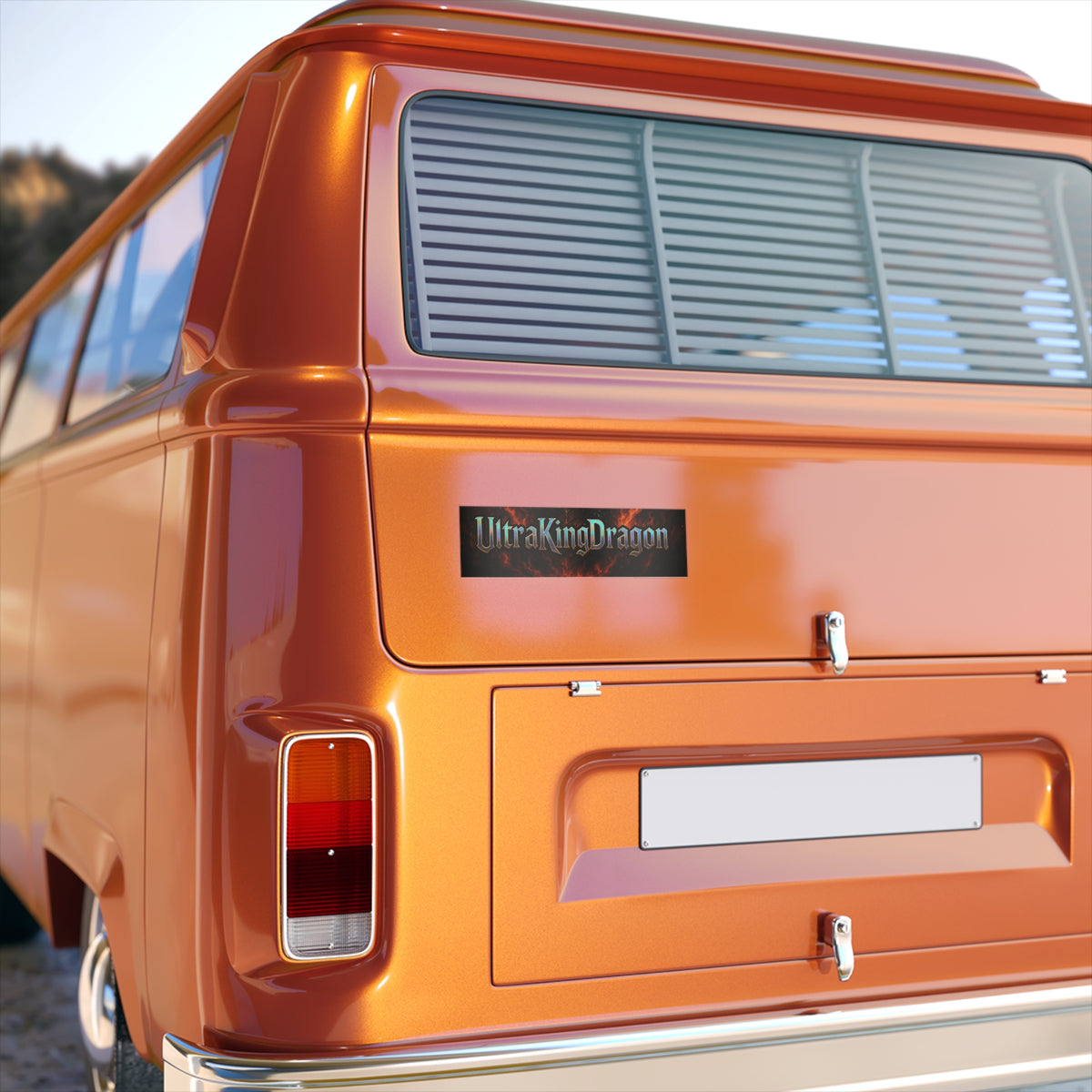 An Epic UltraKingDragon Bumper Stickers | Car Decor, Adventure Accessories, Gaming Gifts, Custom Vehicle Decor, Unique Personalization