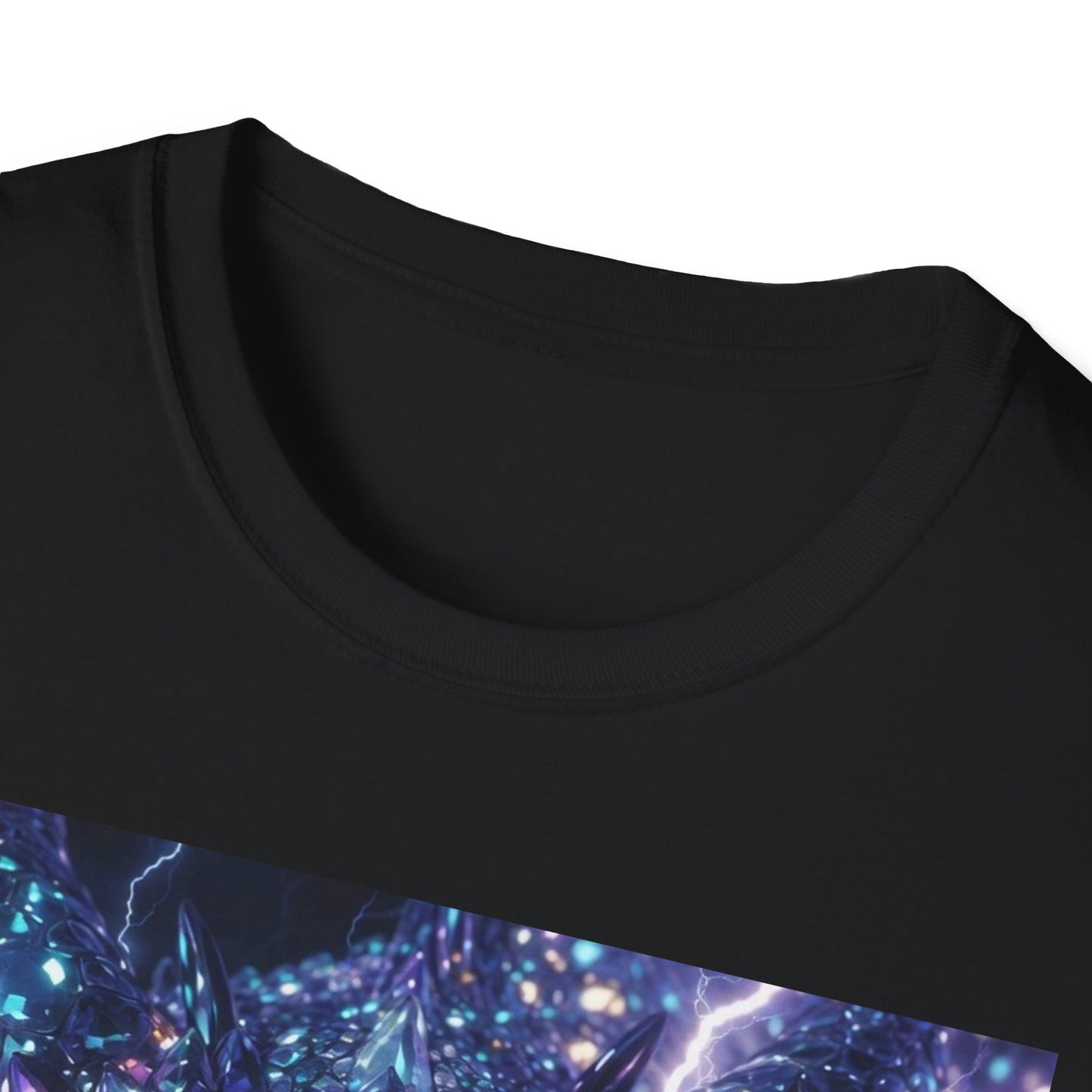 Electric Dragon T-Shirt — Neon Lightning Monster Graphic Tee