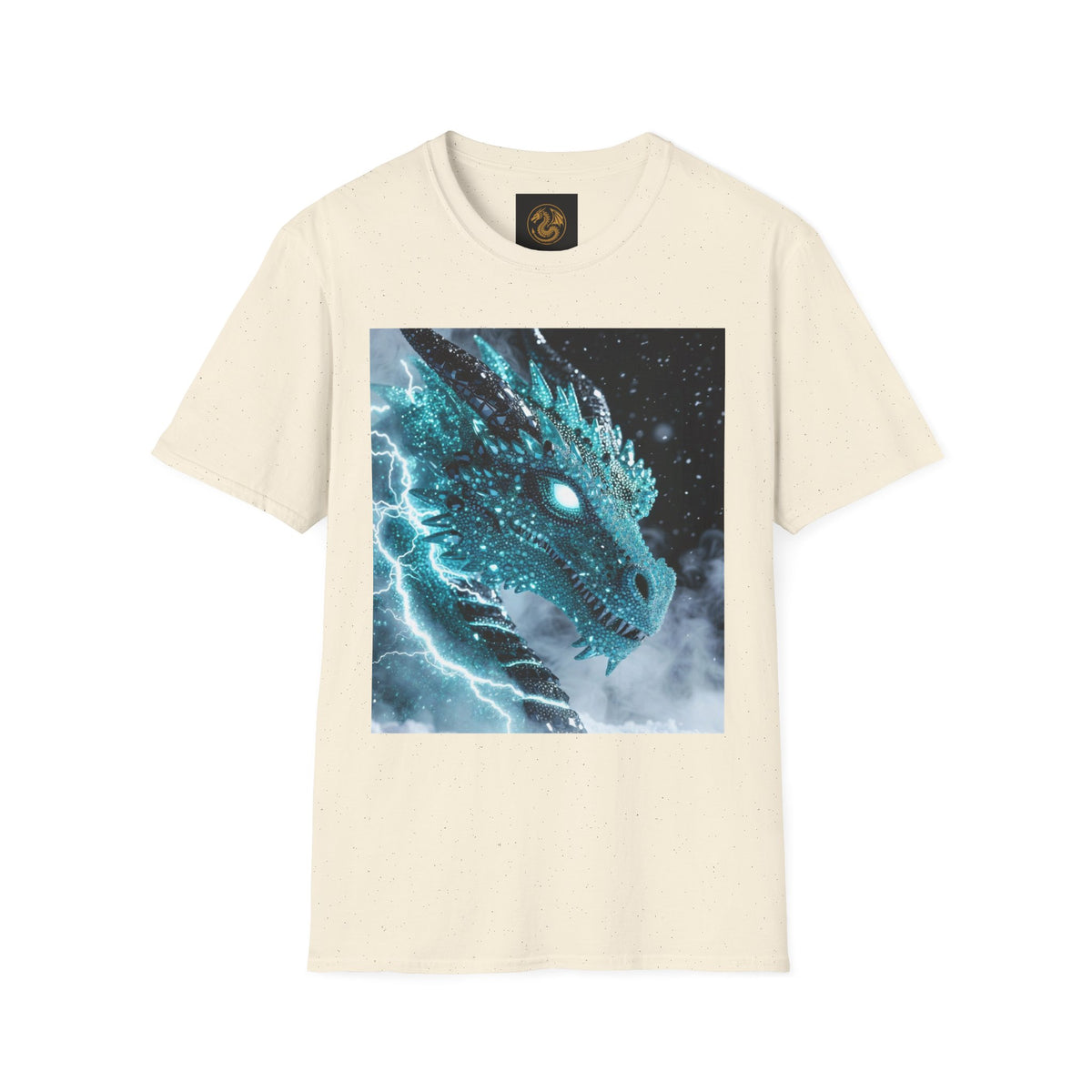 An Ice Dragon T-Shirt — Electric Frost Dragon Graphic Tee