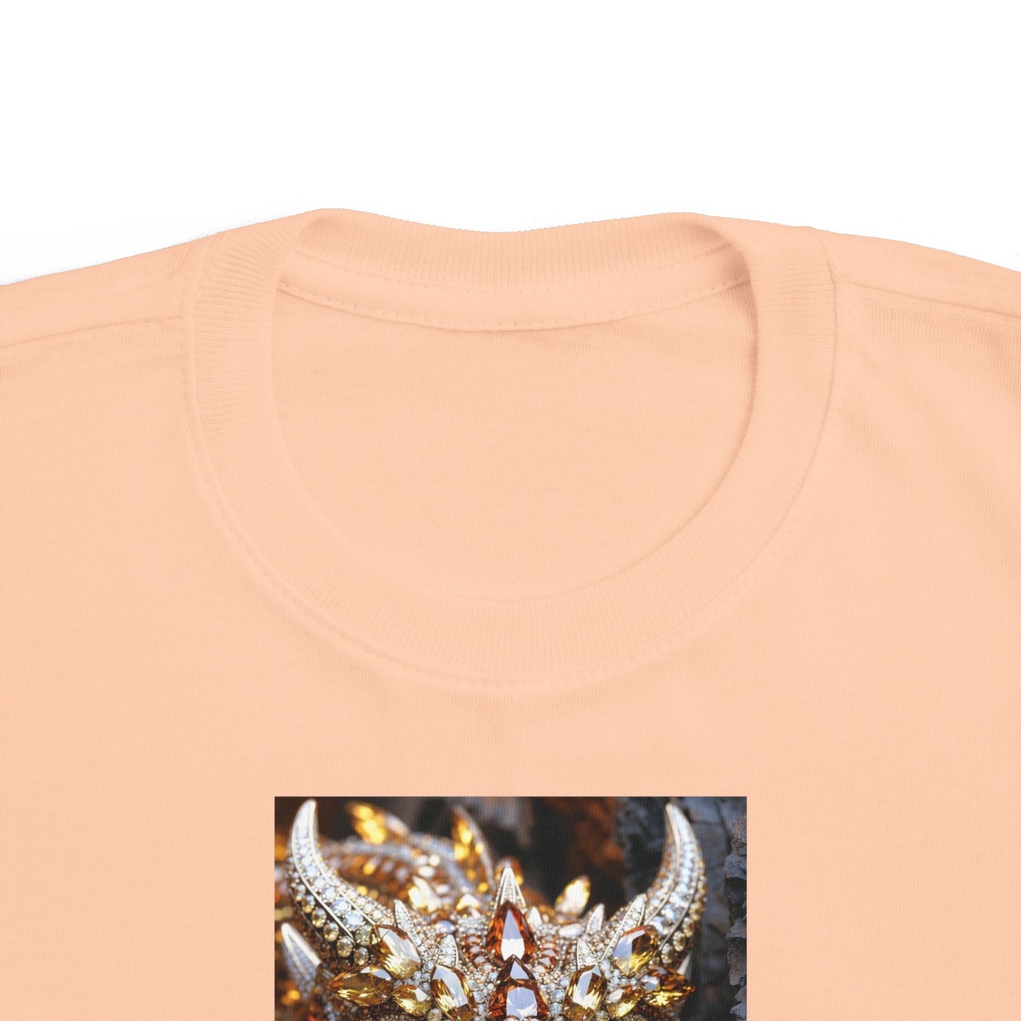 Toddler Tee — Fierce Gold Dragon Graphic Shirt