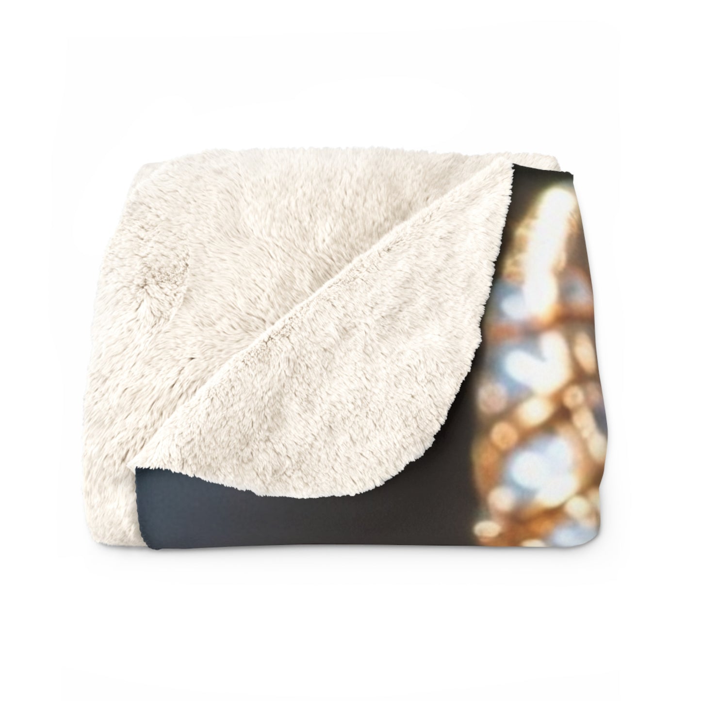 Jeweled Dragon Sherpa Blanket — Cozy Plush Fleece Throw with Gemstone Dragon Design