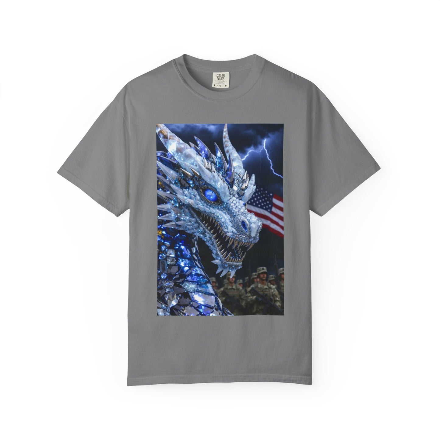 Ice Dragon Military Patriot T-Shirt