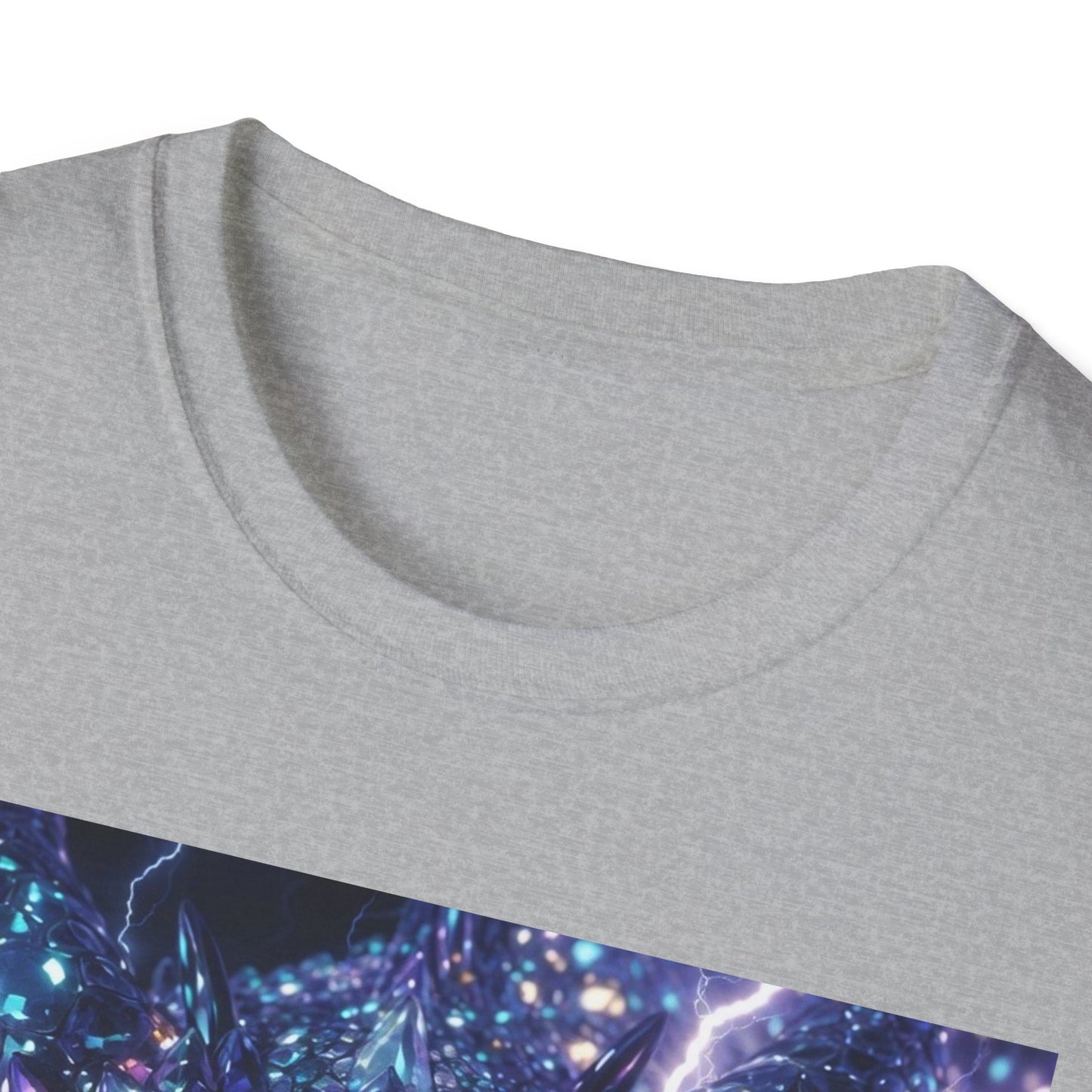 Electric Dragon T-Shirt — Neon Lightning Monster Graphic Tee