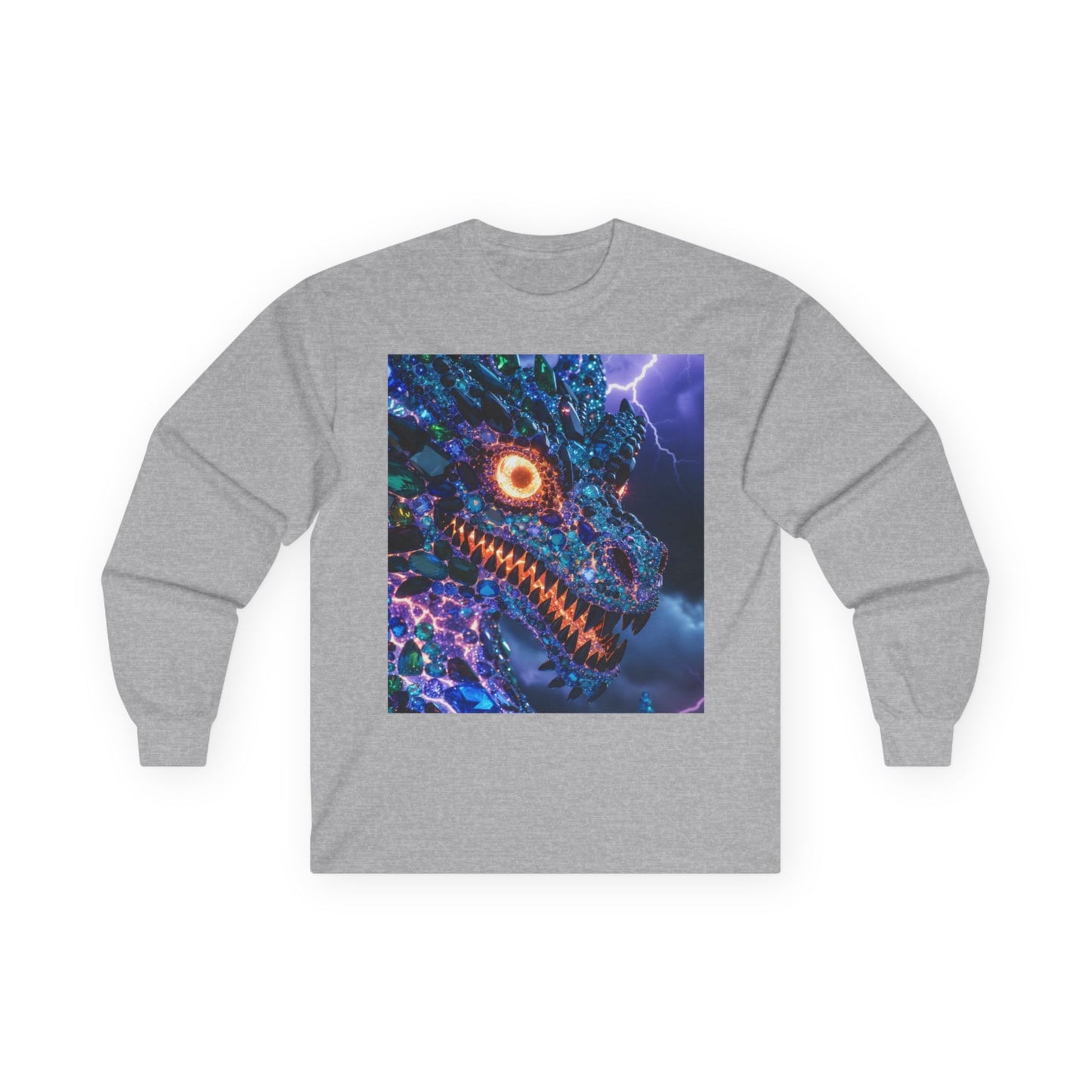 Godzilla Neon Monster Long Sleeve Tee — Electric Kaiju Graphic