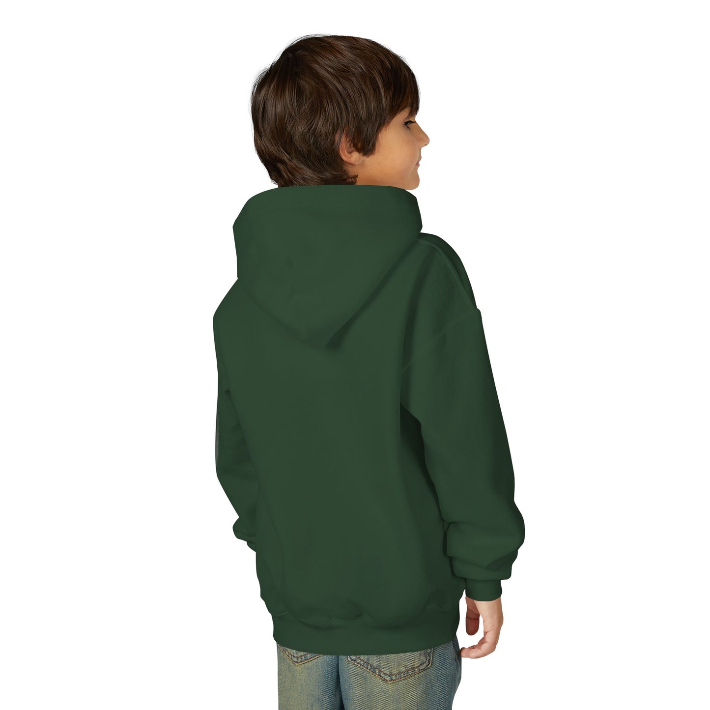 Dragon Fantasy Youth Heavy Blend Hooded Sweatshirt, Adventure Hoodie, Gift for Kids, Fantasy Apparel, Cozy Sweatshirt for Young Dreamers