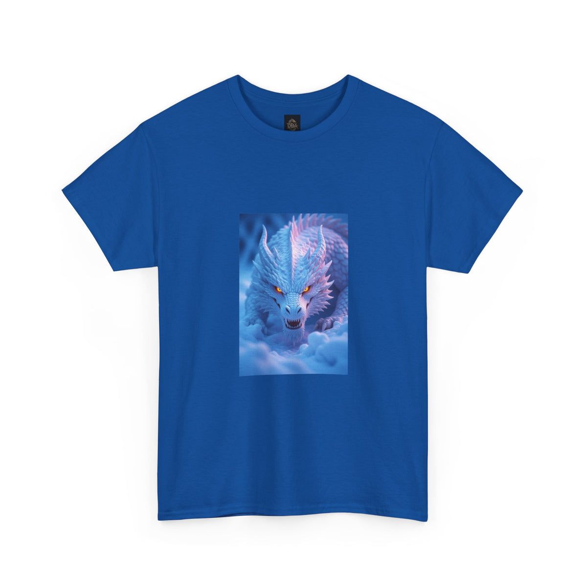A Mystic Blue Dragon Tee — Ethereal Fantasy Animal Graphic T-Shirt