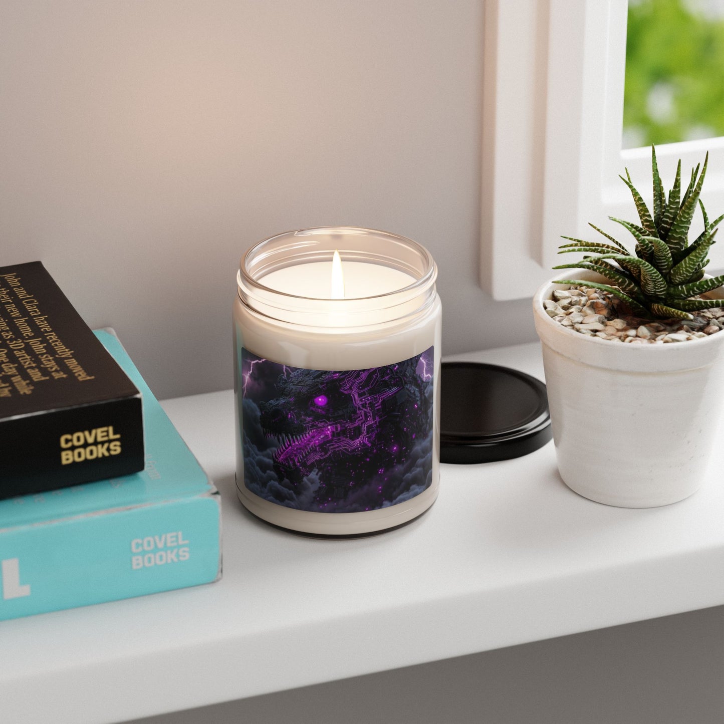 Dragon Themed Candle (multiple scents available) | 9oz | Relaxation, Home Decor, Gift for Gamers, Aromatherapy, Unique Candle Design