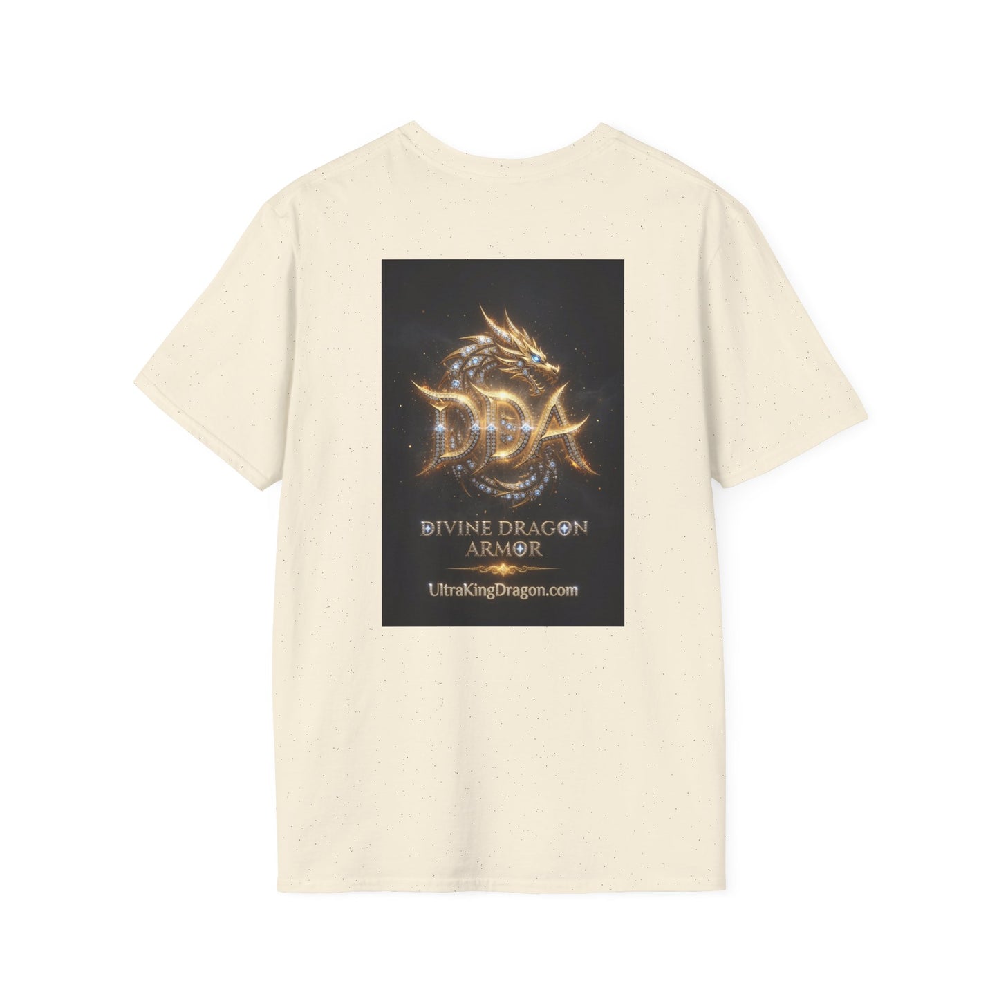 A Cyber Dragon Graphic T-Shirt — Futuristic Neon Dragon Design