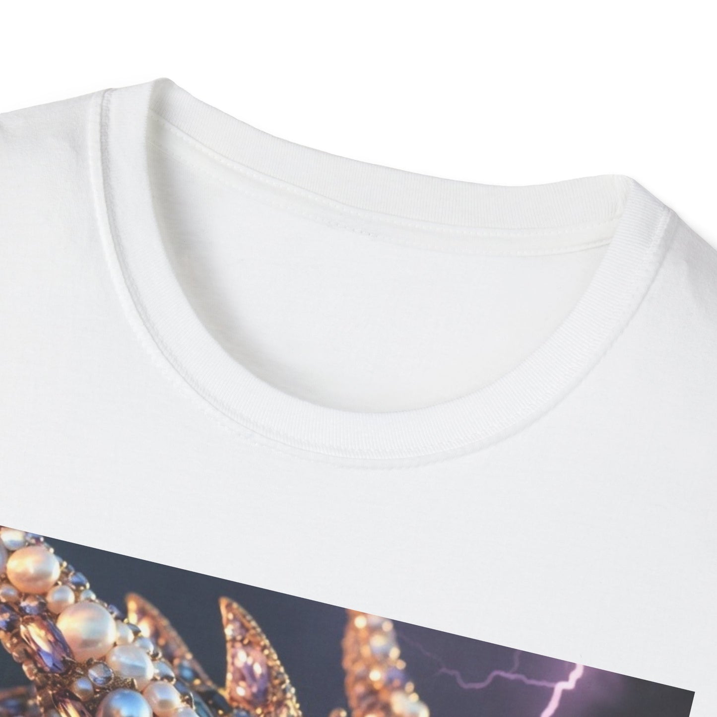 Dragon Gem Art T-Shirt — Fantasy Lightning Dragon Graphic Tee
