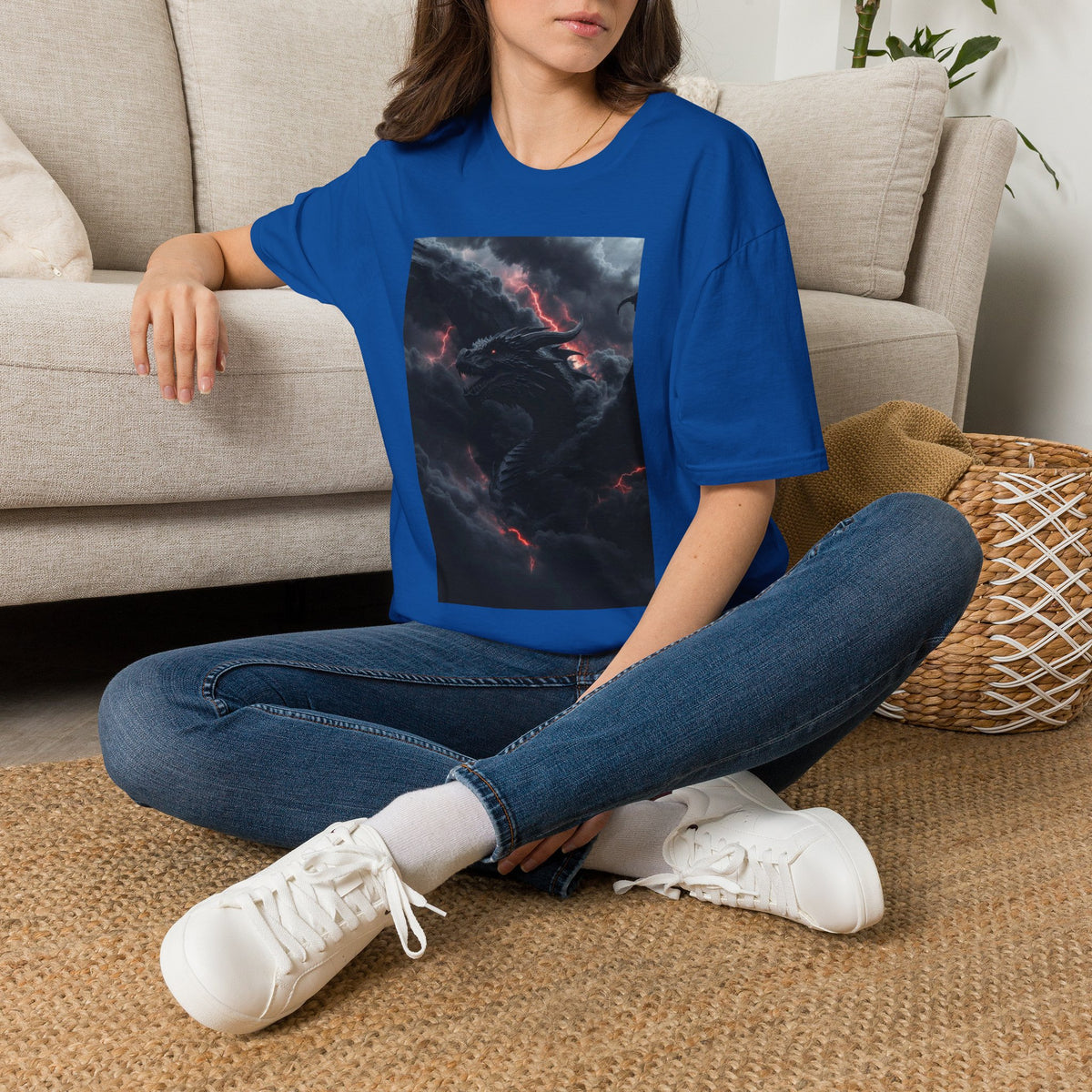 A Dragon Smoke T-Shirt — Stormy Smoke Tee
