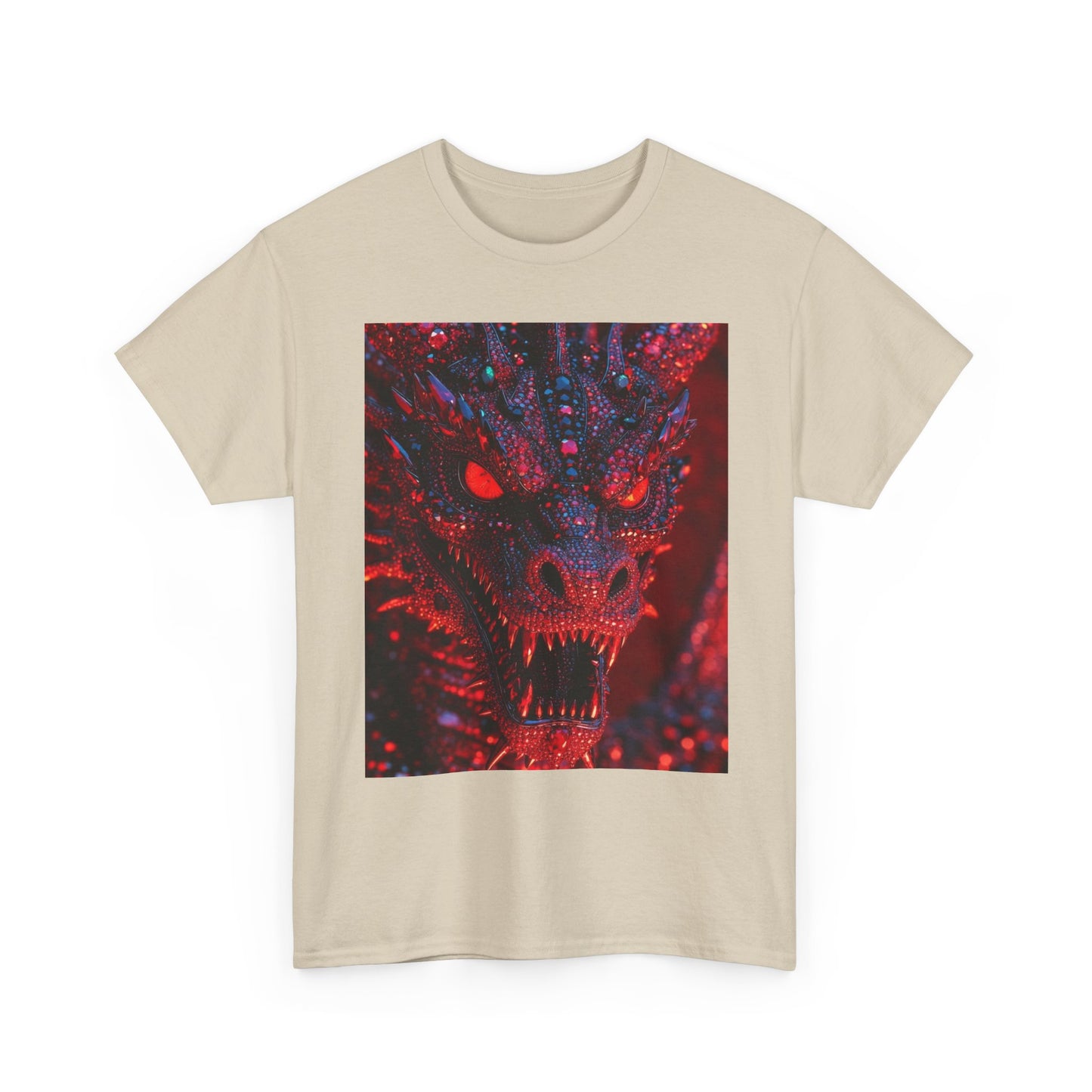 Dragon Rage Graphic Tee — Red Demon Dragon Face T-Shirt