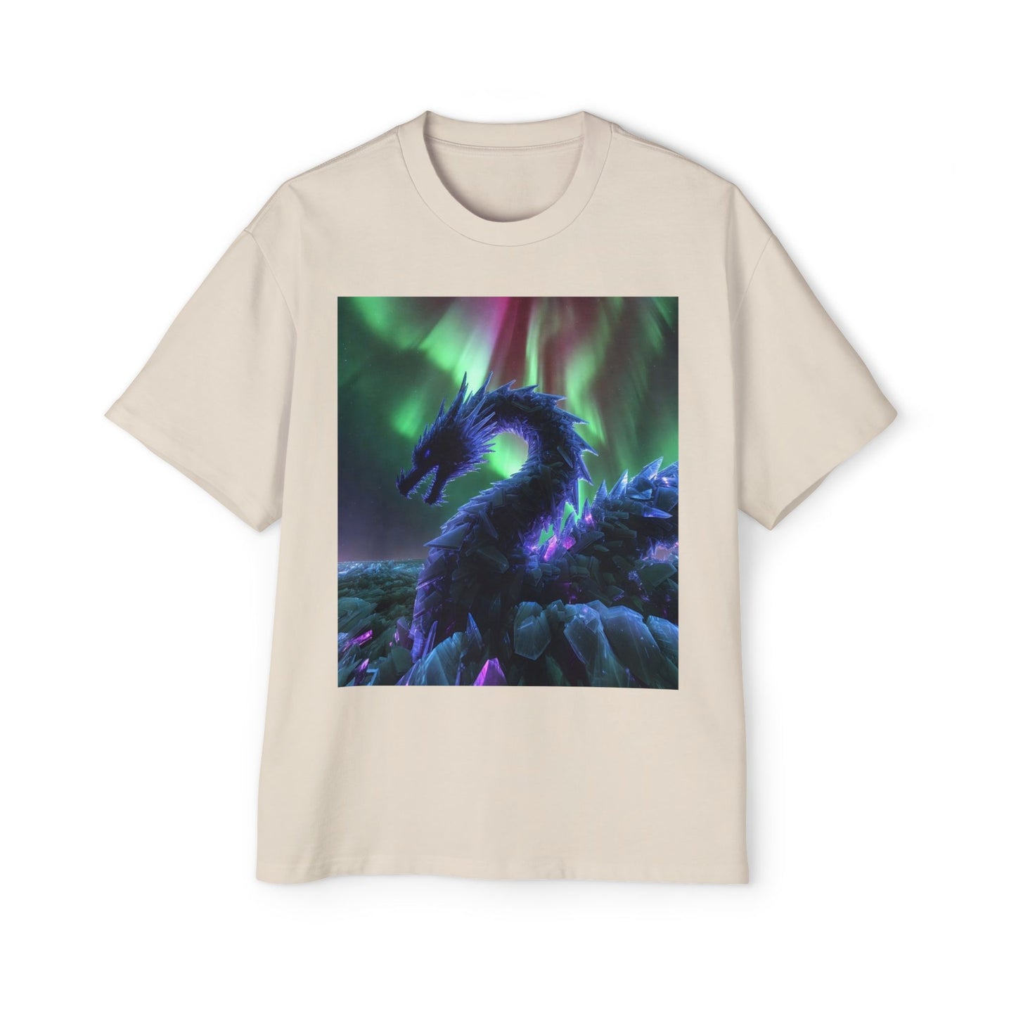 Northern Lights Dragon Tee — Fantasy Dragon Graphic T-Shirt