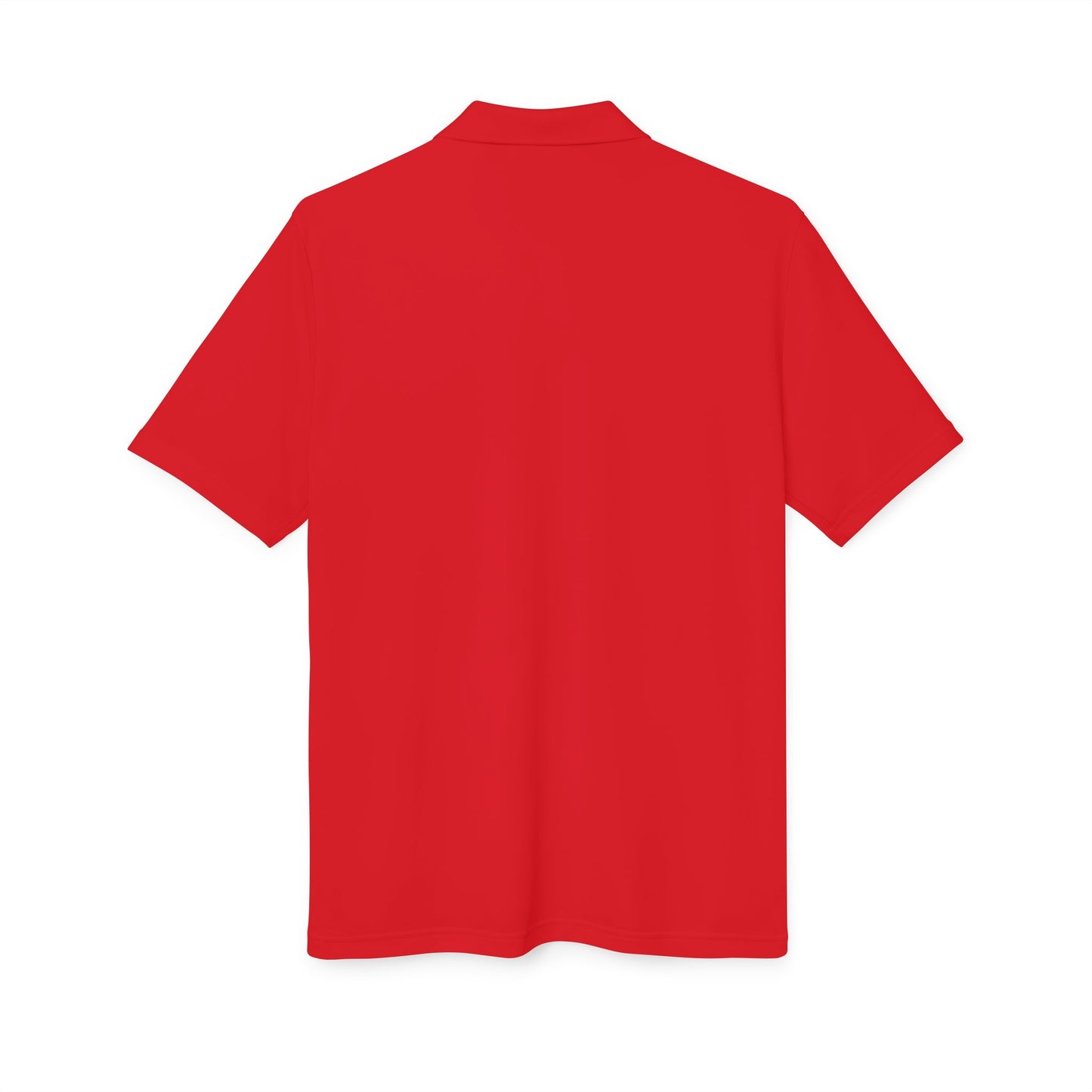 Adidas Performance Polo — Gold Crest Patch Chest Logo