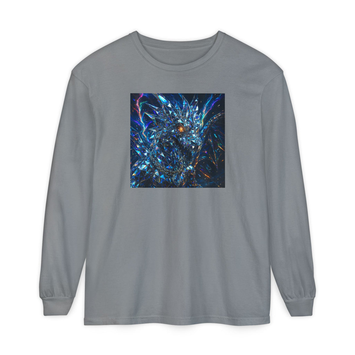 A Glass Dragon Garment-dyed Long Sleeve T-Shirt