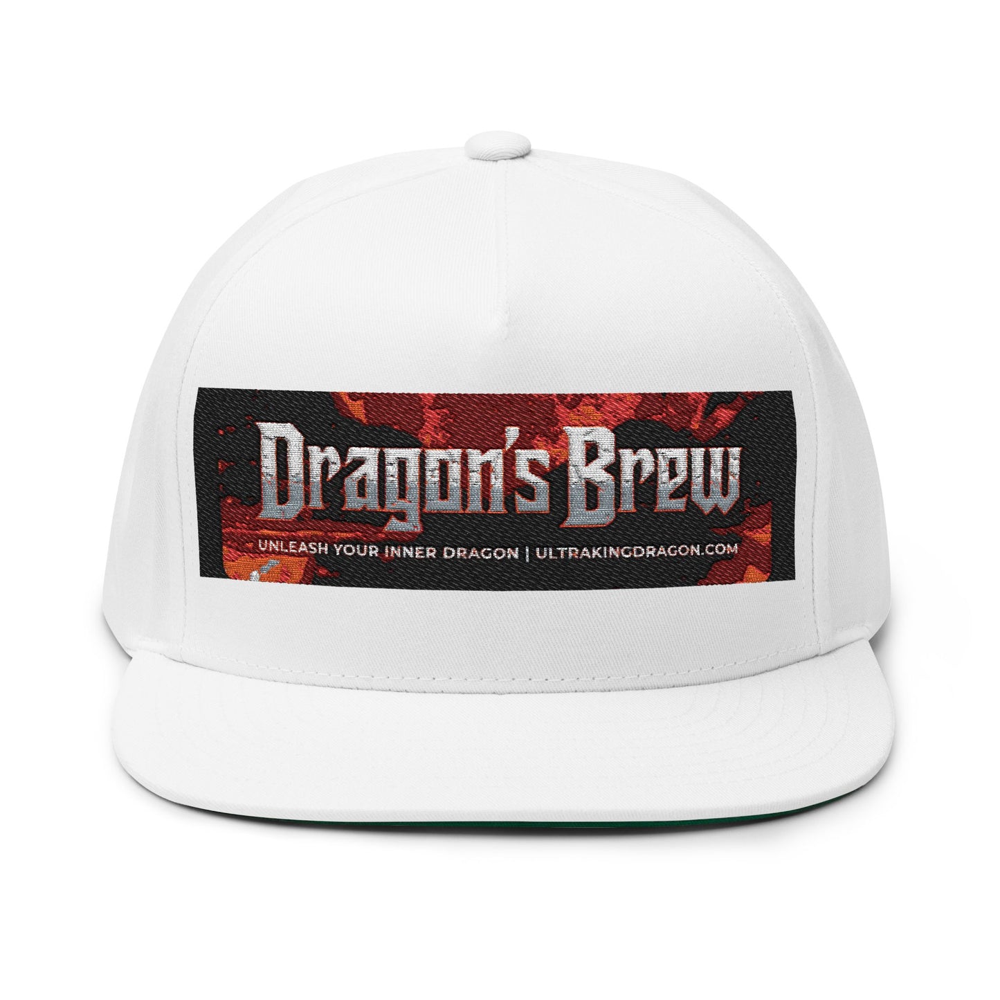 Dragon's Brew Embroidered Flat Bill Cap