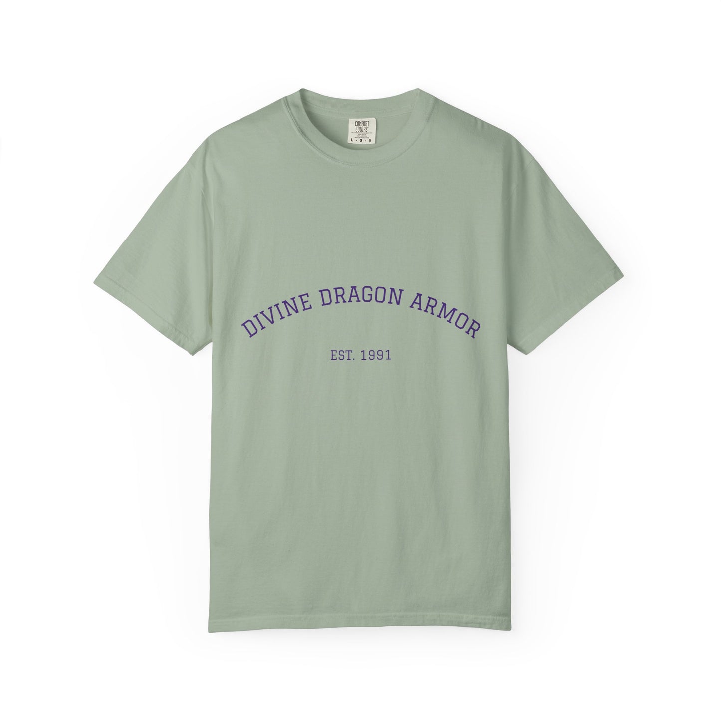 A Divine Dragon Armor Tee — Vintage 'Est. 1991' Graphic T-Shirt